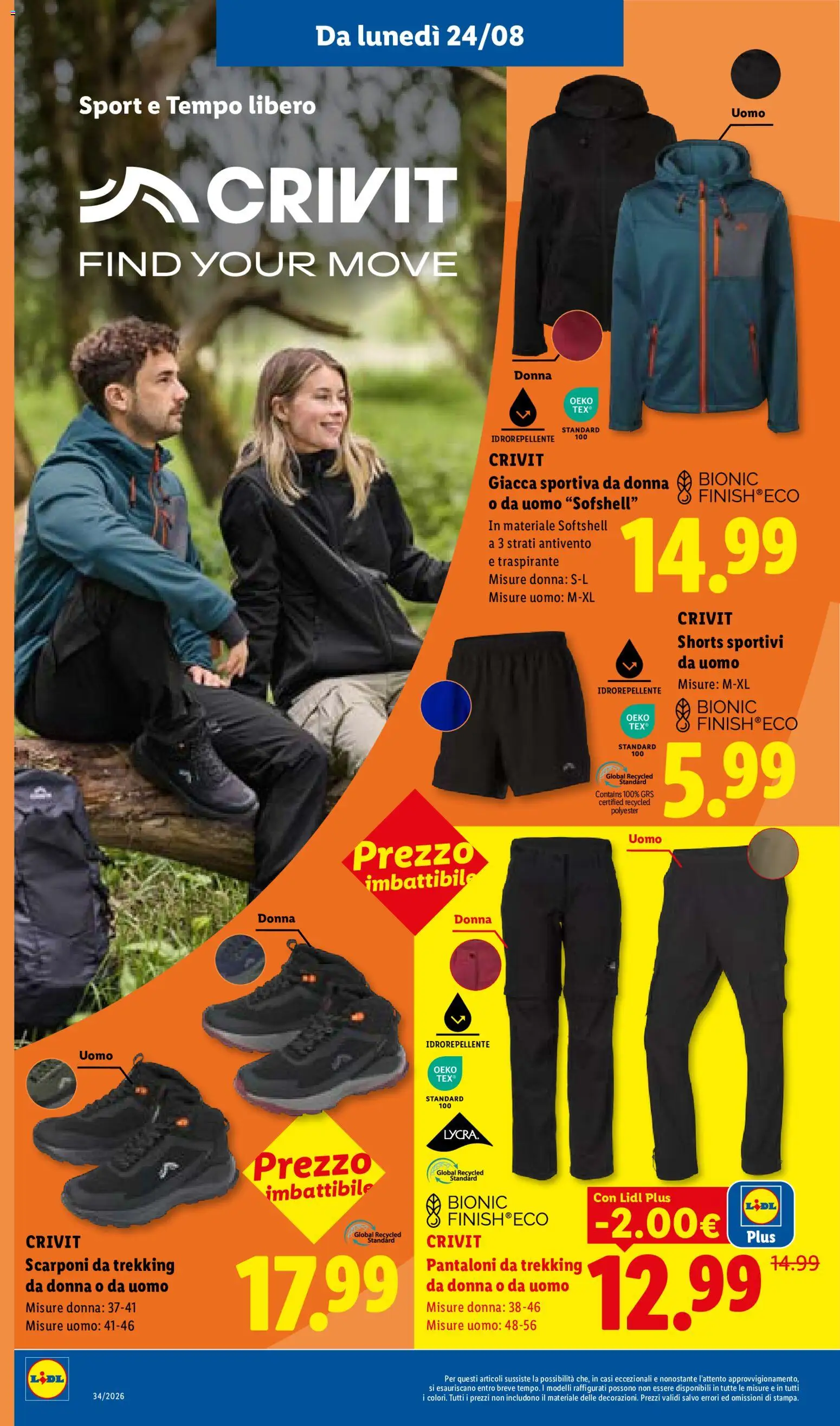 Volantino Lidl del 20/08/2026 | Pagina: 34