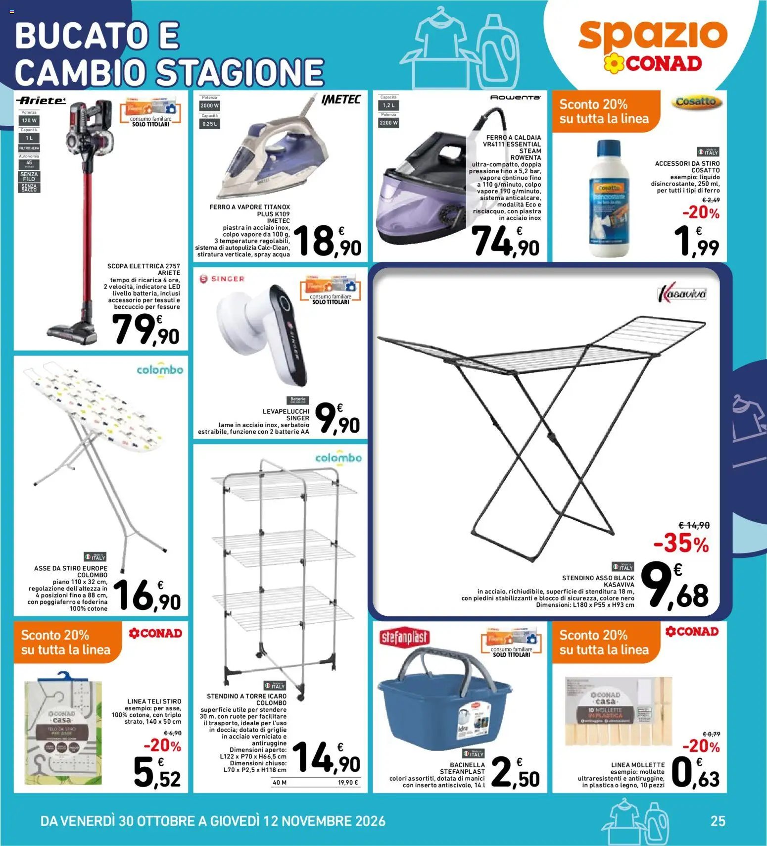 Volantino Spazio Conad del 30/10/2026 | Pagina: 25