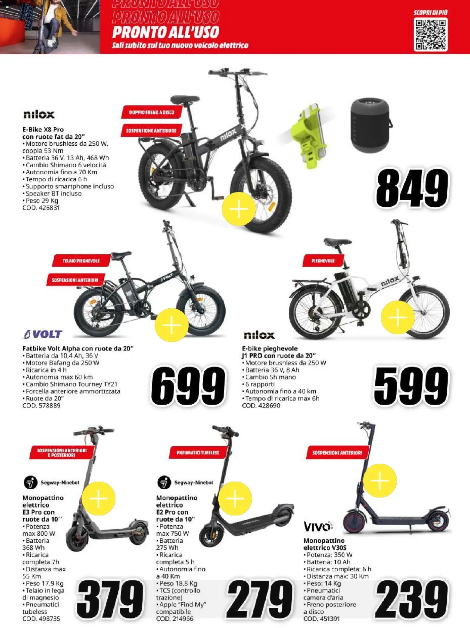 Volantino Media World del 06/10/2026 | Pagina: 28 | Prodotti: Smartphone, Disco, Speaker, Batteria