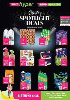 Save specials catalogue – valid from 11/10/2026