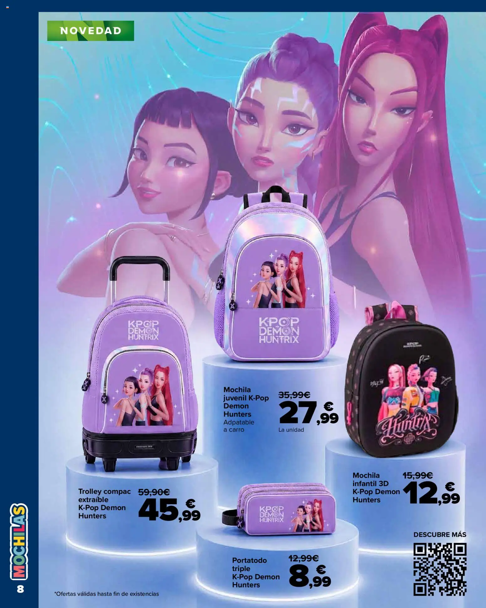 Carrefour Vuelta al cole │ válido desde el 18/08/2026 | Página: 8 | Productos: Mochila