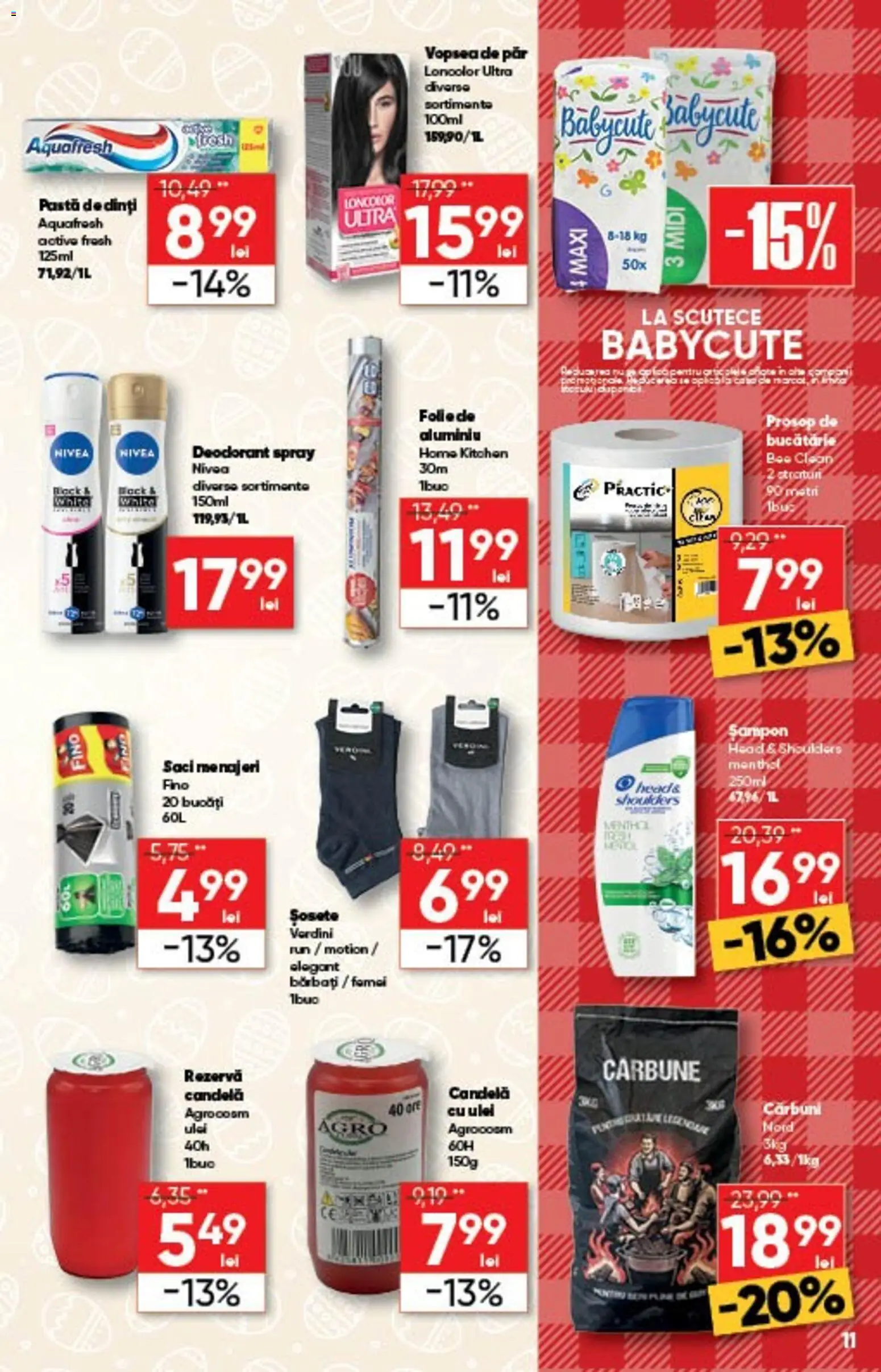 Noul catalog Profi – valabil de la 01.04.2026 | Pagină: 11 | Produse: Pomelo, Șampon, Deodorant, Pastă de dinți