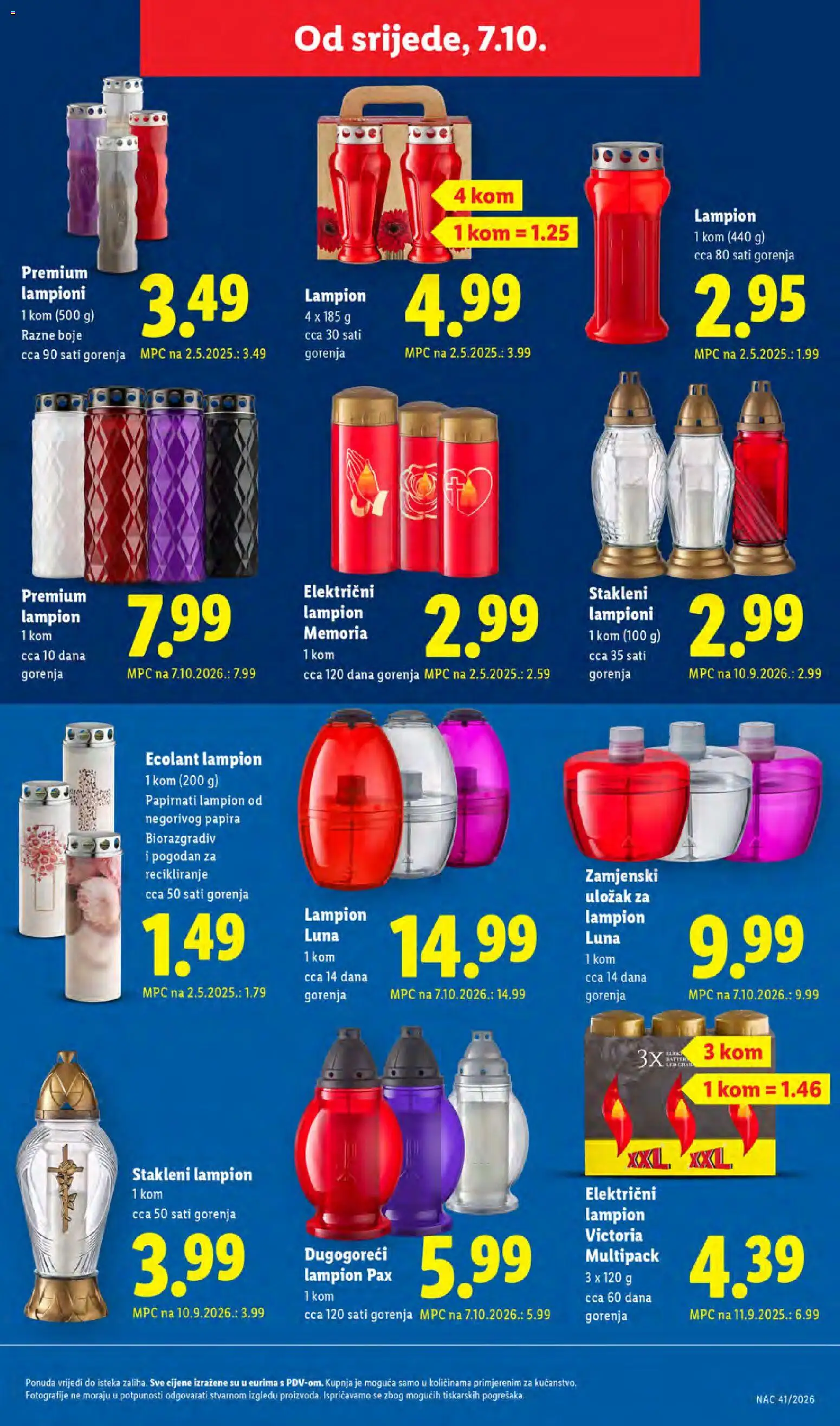 Lidl katalog | vrijedi od 05.10.2026 | Stranica: 55 | Proizvodi: Lampion