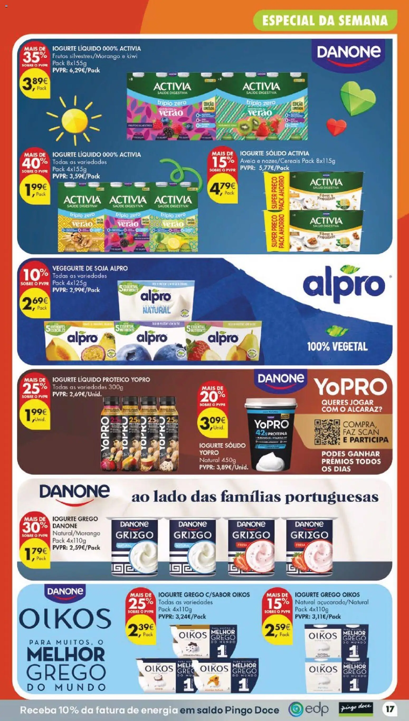 Pingo Doce folheto │ válido de 18/08/2026 | Página: 21 | Produtos: Soja, Pó, Iogurte grego, Iogurte liquido