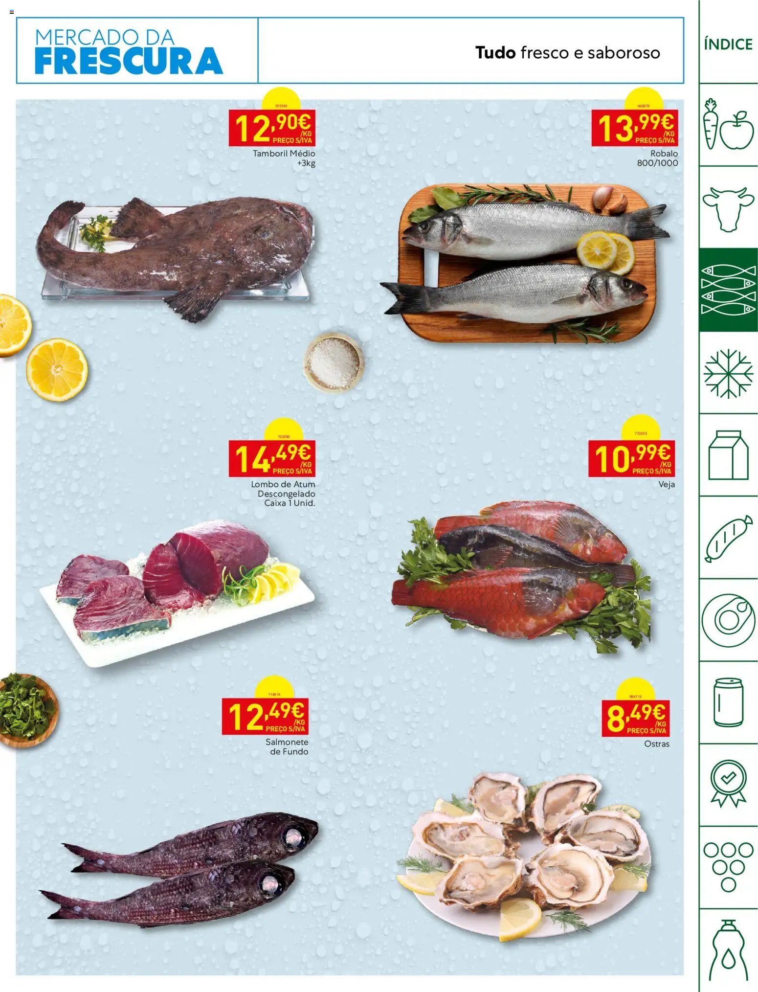 Recheio Horeca Madeira │ válido de 15/09/2026 | Página: 7 | Produtos: Atum, Ostras, Caixa, Tamboril