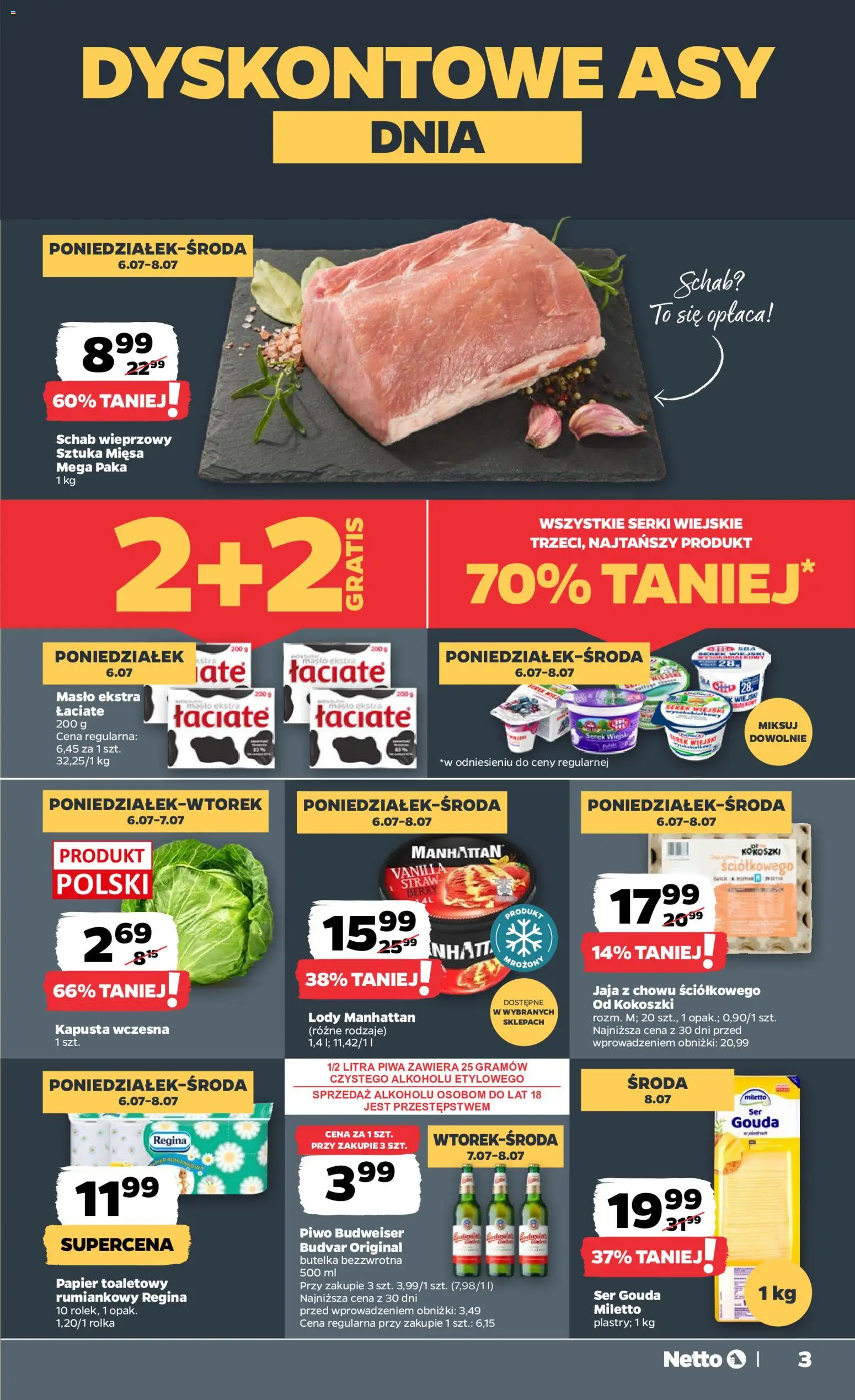 Netto gazetka od poniedziałku spożywcza od 06.07.2026 | Strona: 3