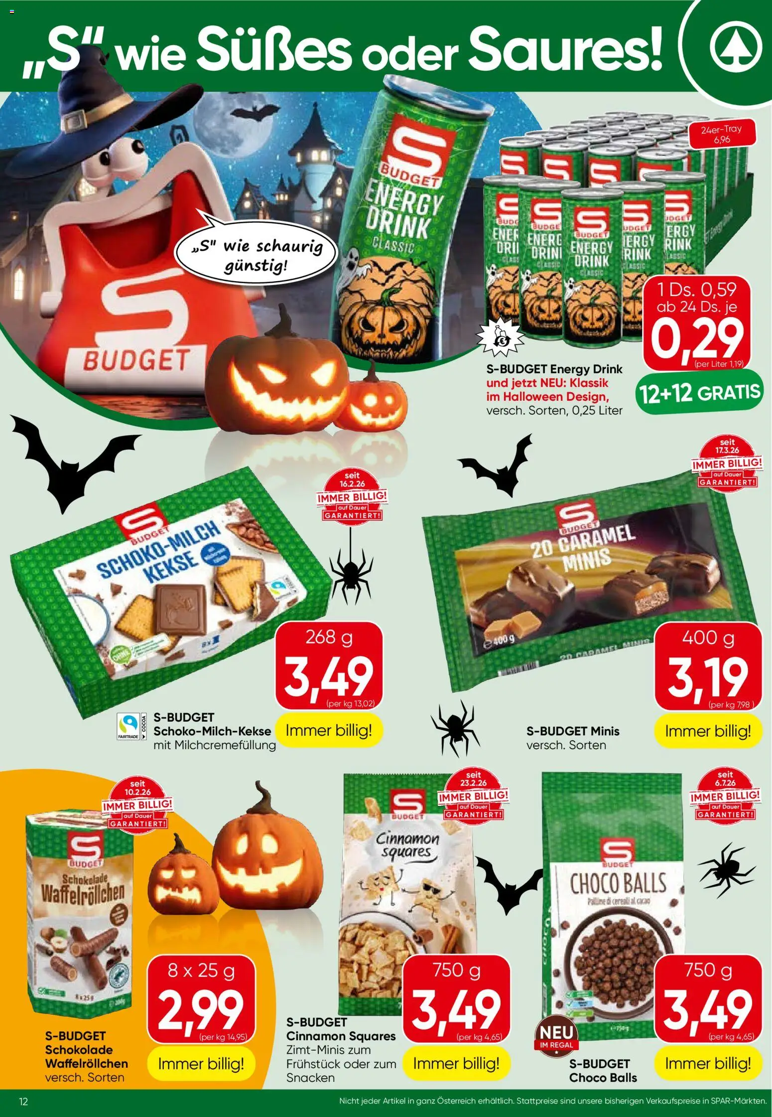 Spar Flugblatt gültig ab 22.10.2026 | Seite: 12