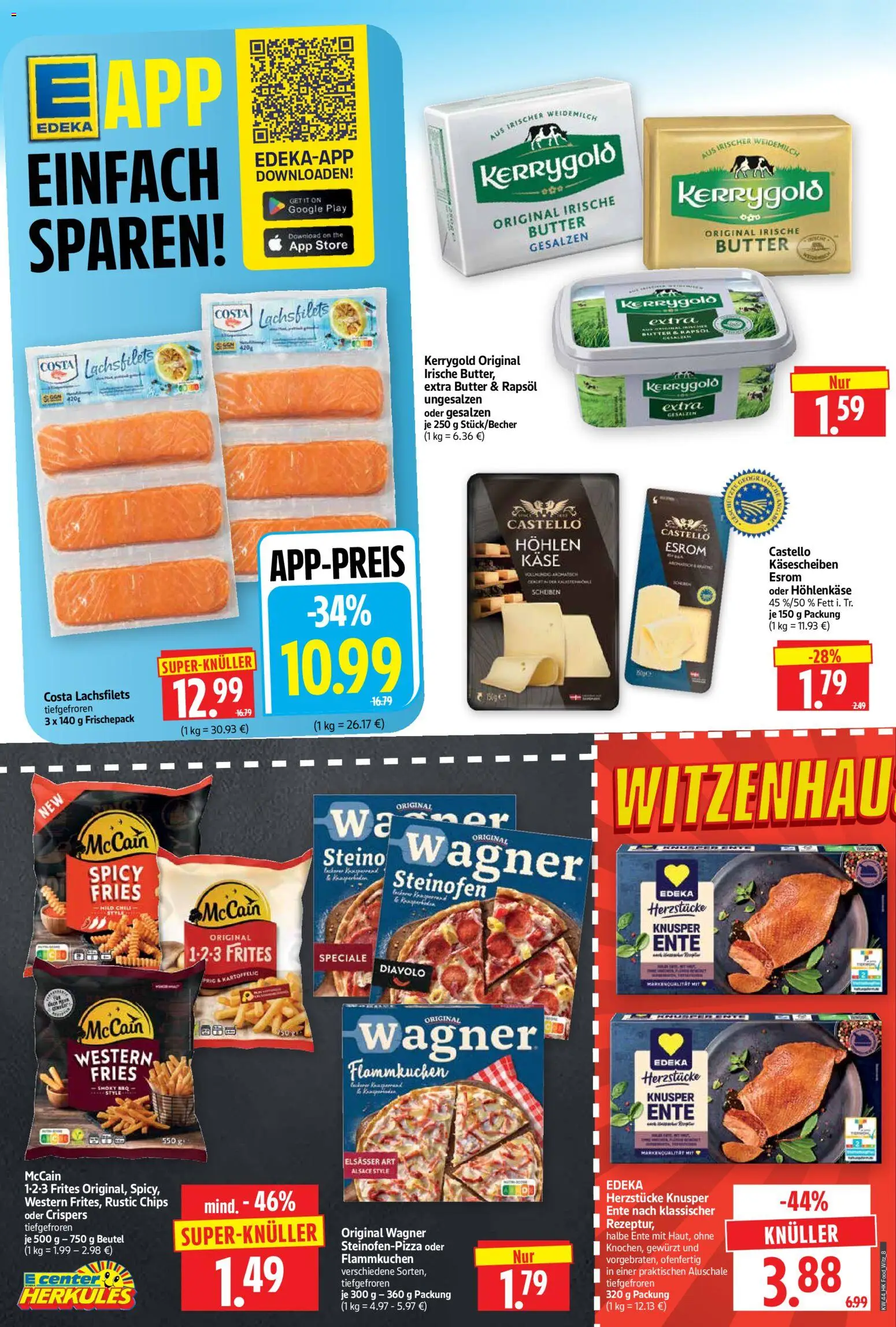 HERKULES Prospekt – gültig ab 26.10.2026 | Seite: 8 | Produkte: Butter, Rapsöl, Chips, Ente