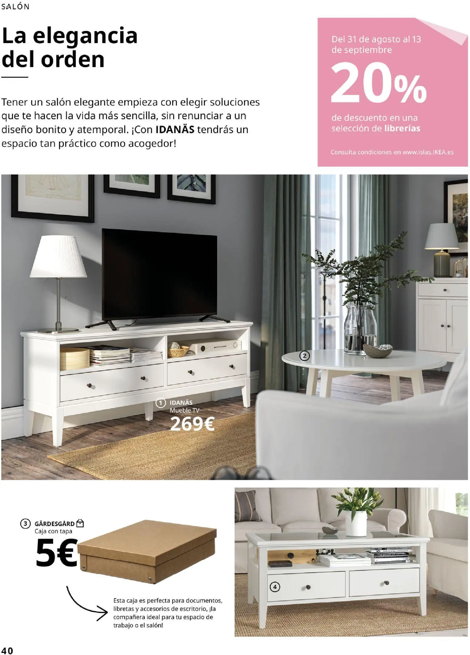 IKEA - Haz espacio para lo que más quieres │ válido desde el 01/09/2026 | Página: 40