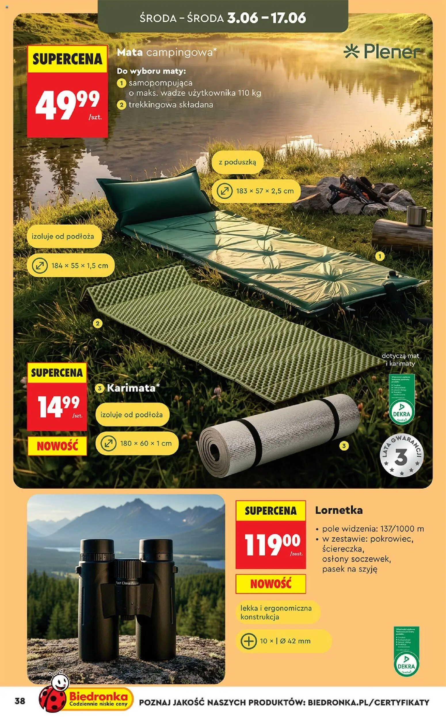 Biedronka gazetka - Hity i inspiracje od 30.05.2026 | Strona: 38 | Produkty: Pasek, Poduszka