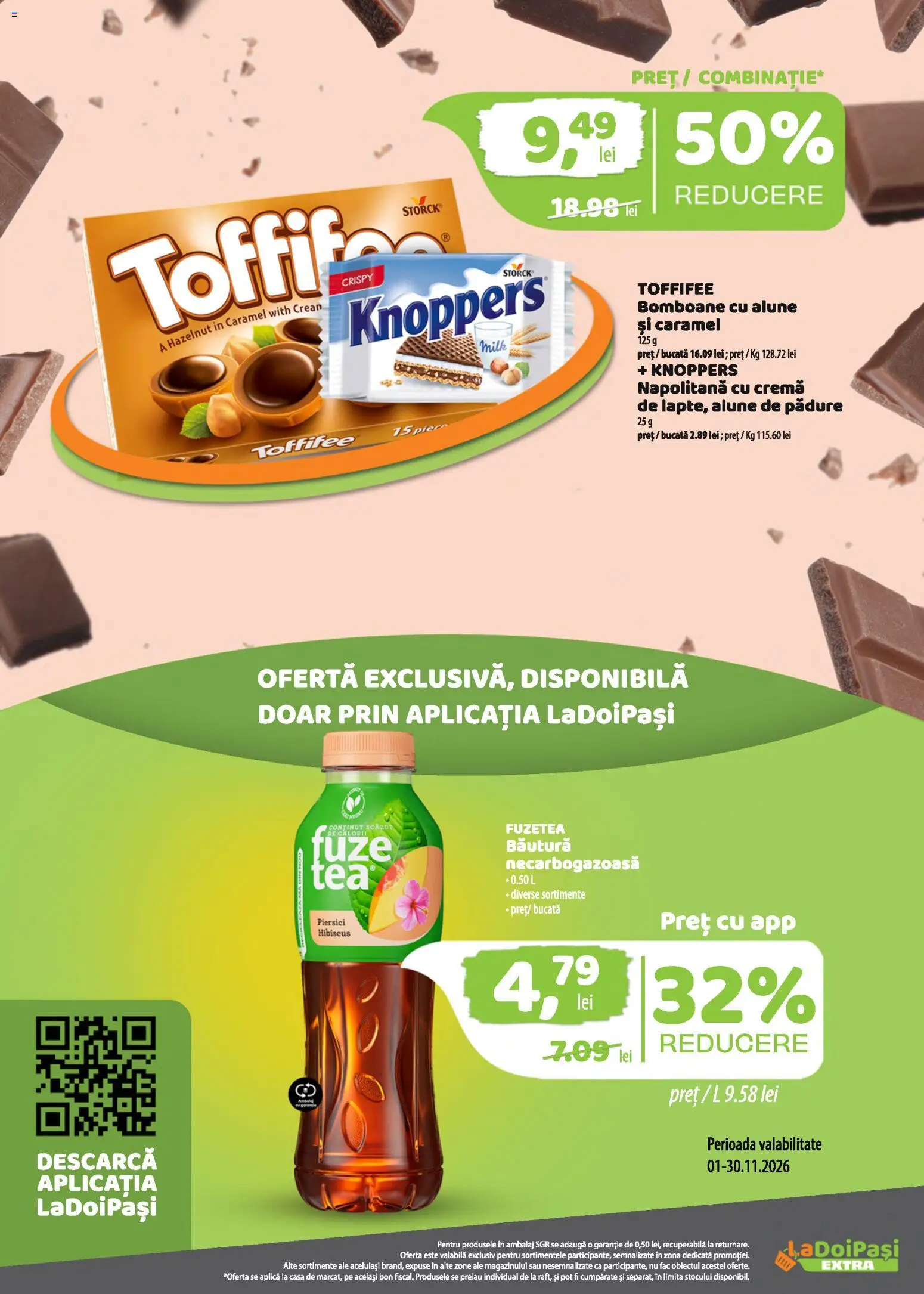 Noul catalog LaDoiPași – valabil de la 01.11.2026 | Pagină: 10 | Produse: Alune, Cremă, Bomboane, Piersici