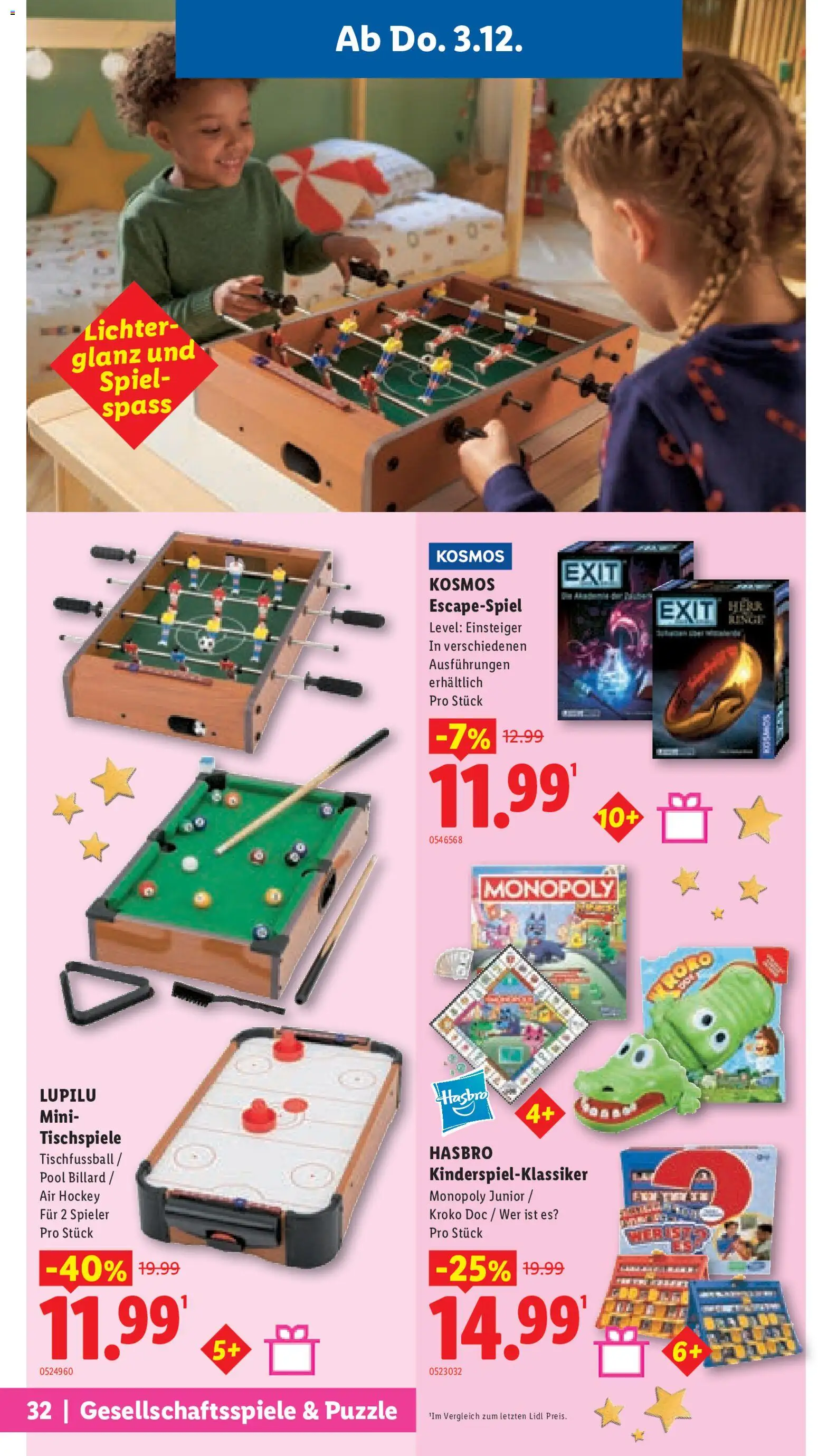 Lidl aktionen Spielwaren – gültig ab 29.10.2026 | Seite: 32