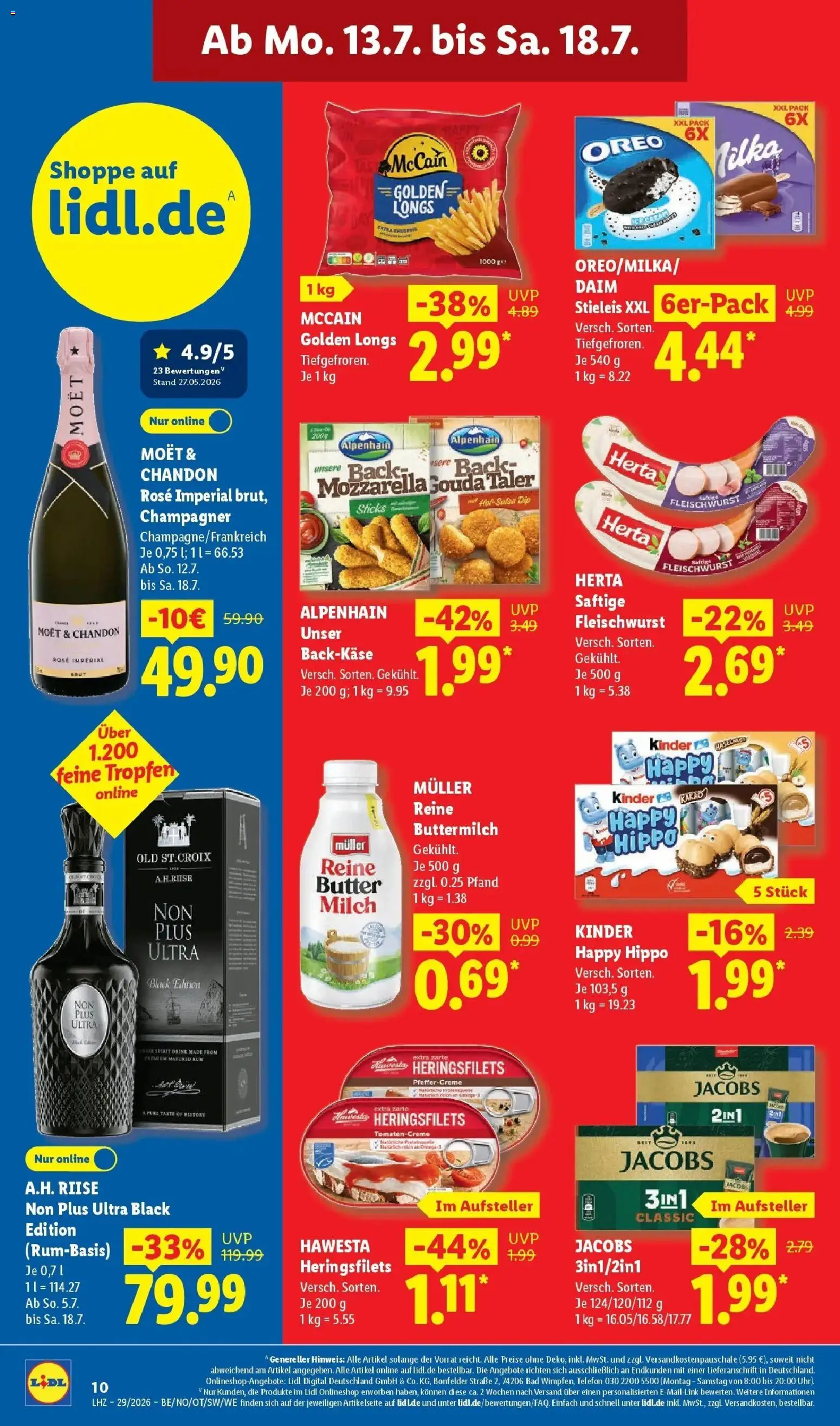 Lidl Prospekt Villingen-schwenningen – gültig ab 13.07.2026 | Seite: 20 | Produkte: Herta fleischwurst, Butter, Bad, Tomaten