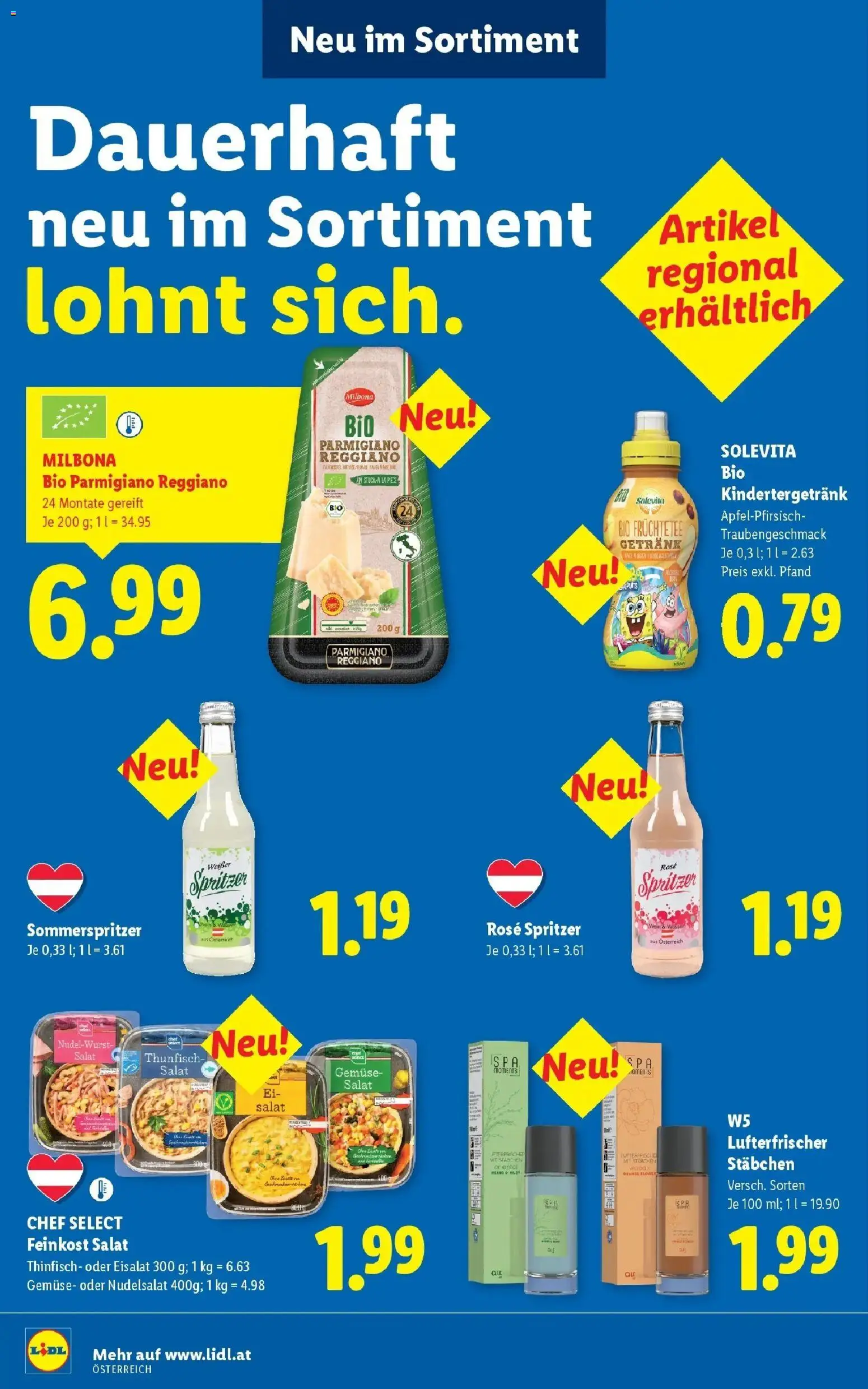 Lidl Flugblatt - Fohnsdorf, Neunkirchen, Graz gültig ab 02.07.2026 | Seite: 47 | Produkte: Salat, Wasser, Gemüse