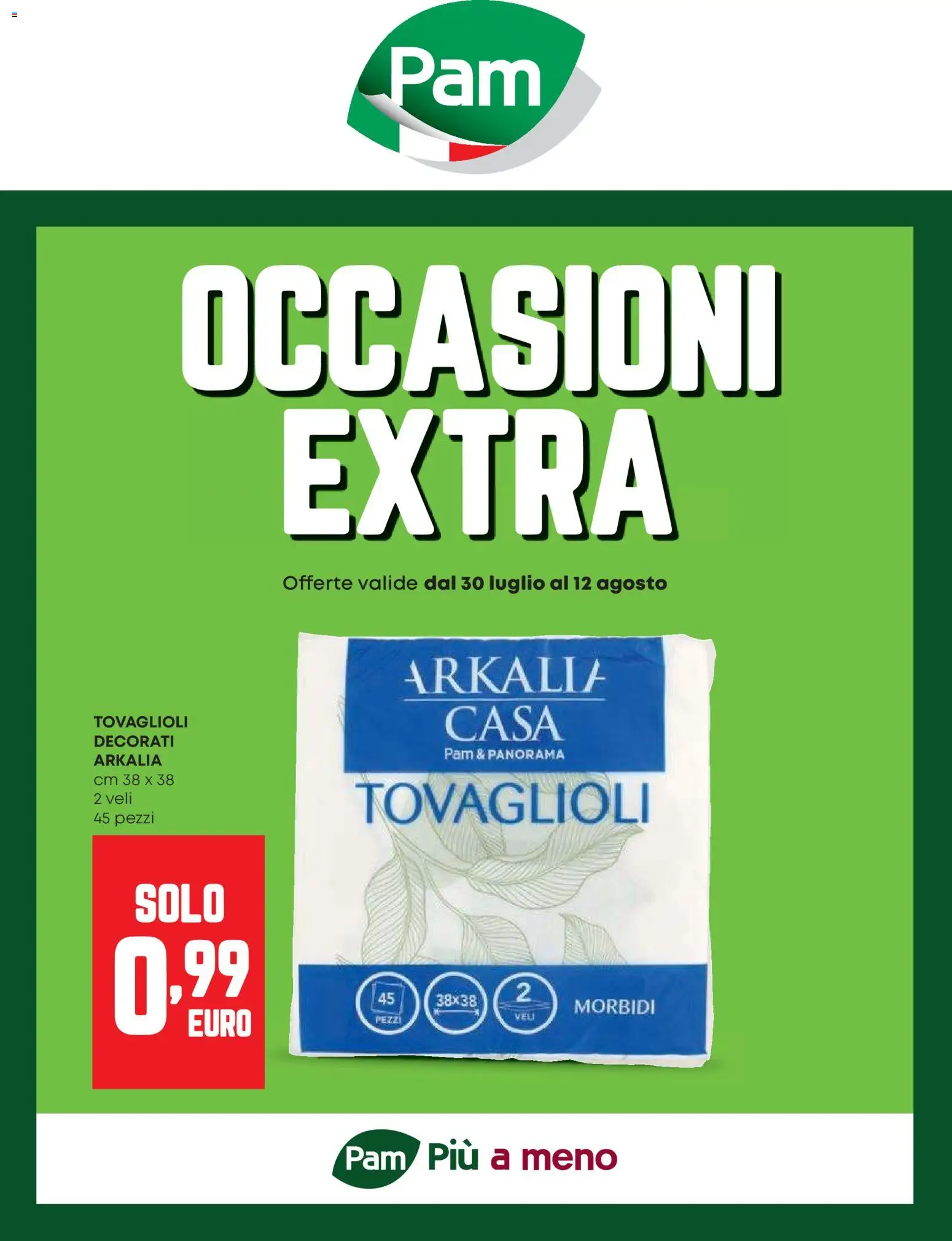 Volantino PAM del 30/07/2026 | Pagina: 1