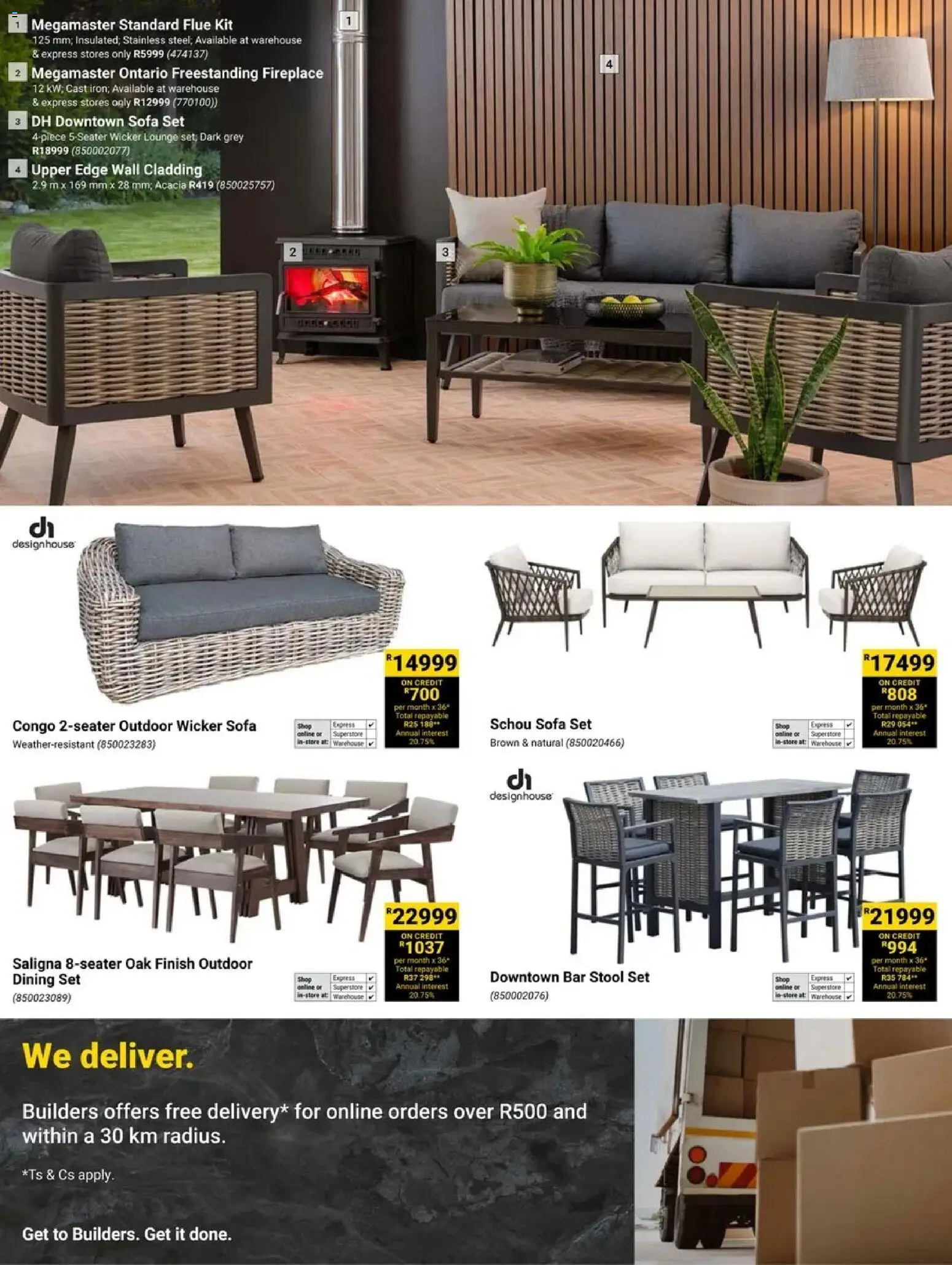 New Builders catalogue – valid from 19.05.2026 | Page: 13 | Products: Stool, Sofa, Bar stool, Cladding