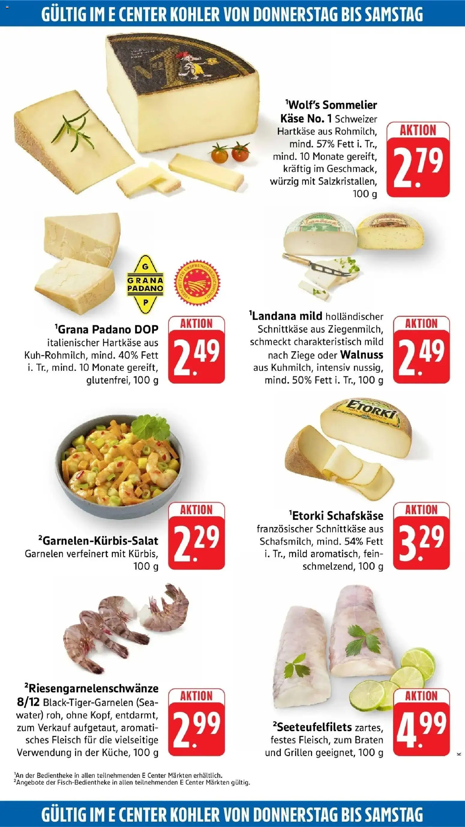 Edeka Prospekt Lahr (ab 21.09.2026) » Angebote Online | Seite: 45 | Produkte: Grana Padano, Käse, Fleisch, Schafskase