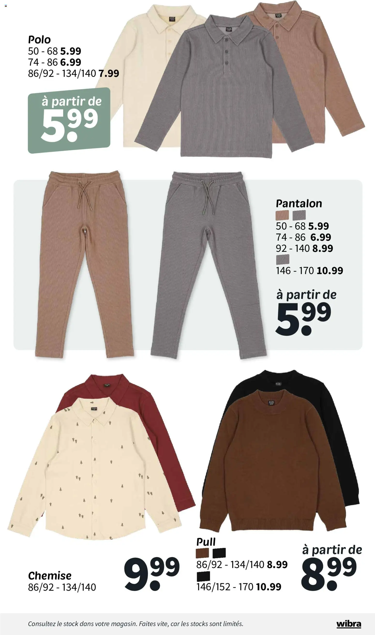 {H1} | Page: 22 | Produits: Polo, Chemise, Pull, Pantalon