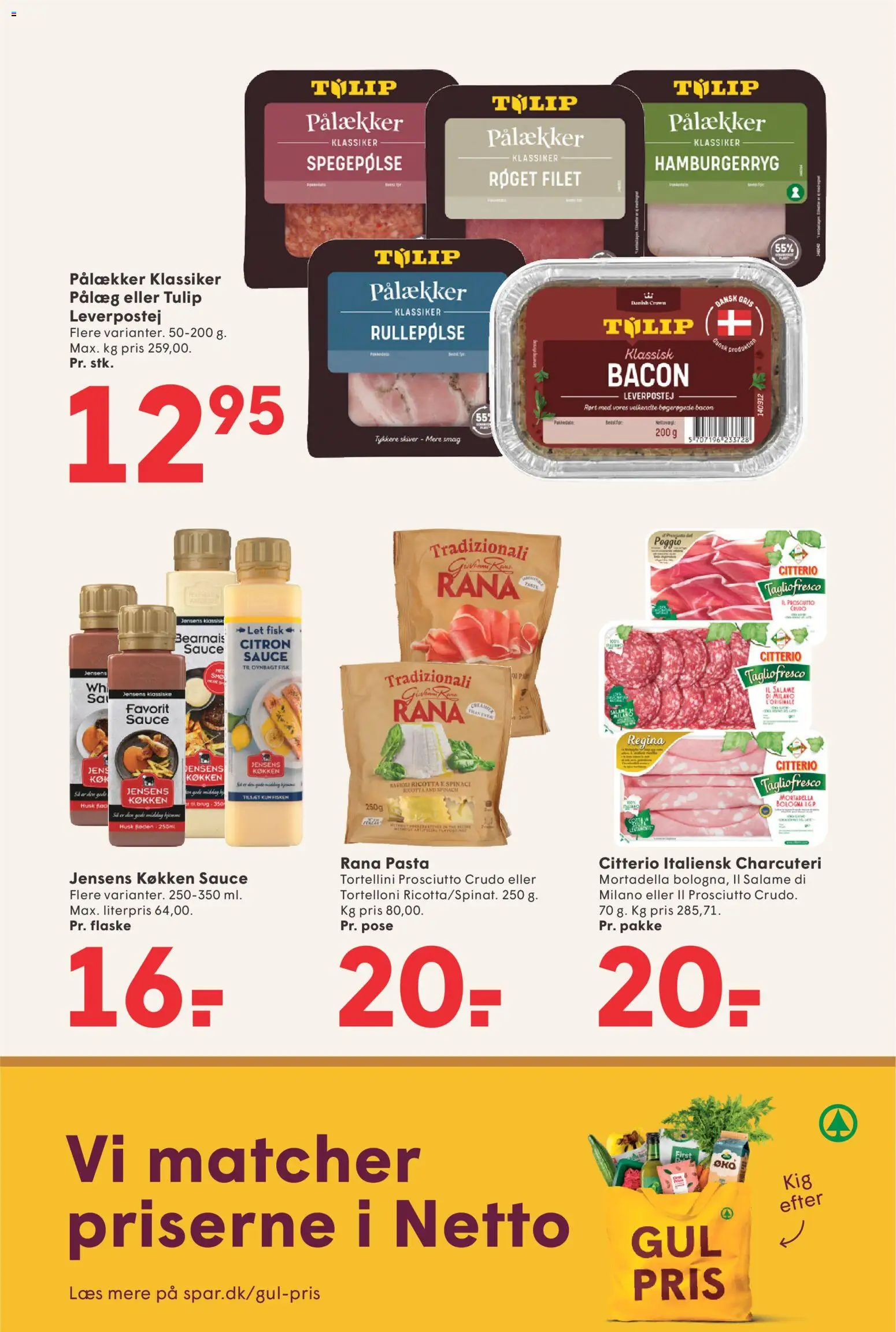 Spar tilbudsavis – gyldig fra 24/07/2026 | Side: 5 | Produkter: Fisk, Pasta, Spegepølse, Leverpostej