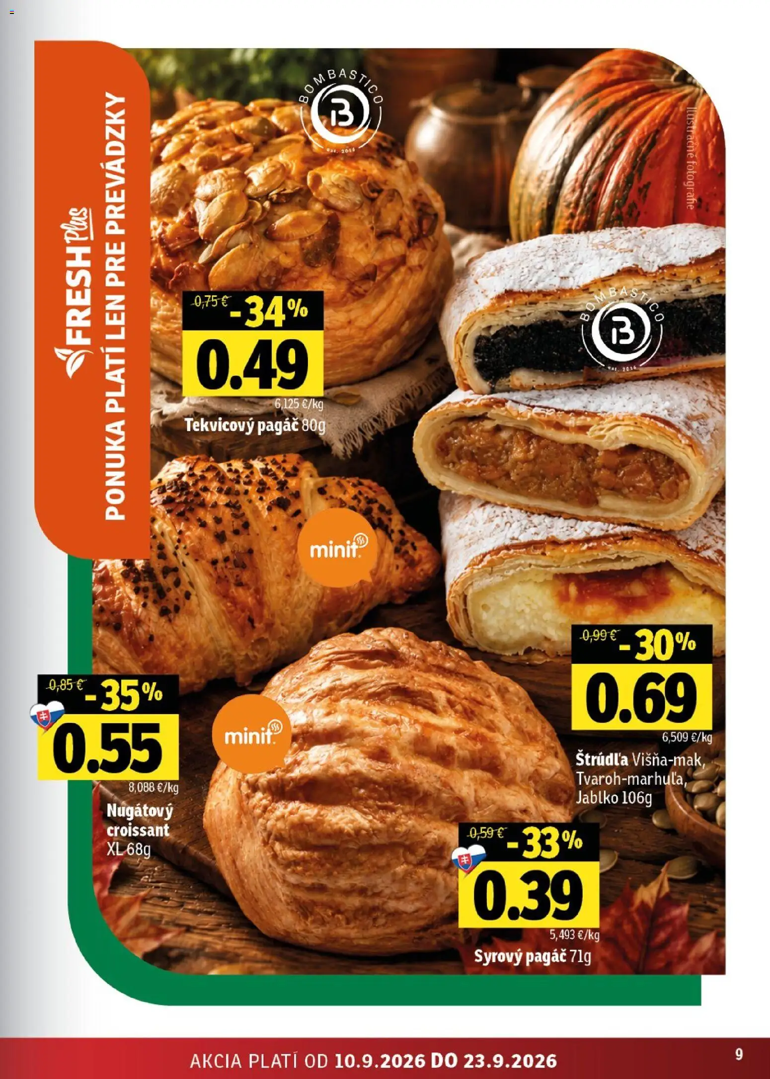 Nové Fresh akcie – leták je platný od 10.09.2026 | Strana: 9