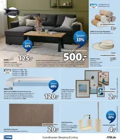 Prospekt JYSK ab 16.08.2026 gültig | Seite: 12 | Produkte: Schlafsofa, Couchtisch, Fußmatte, Bilderrahmen