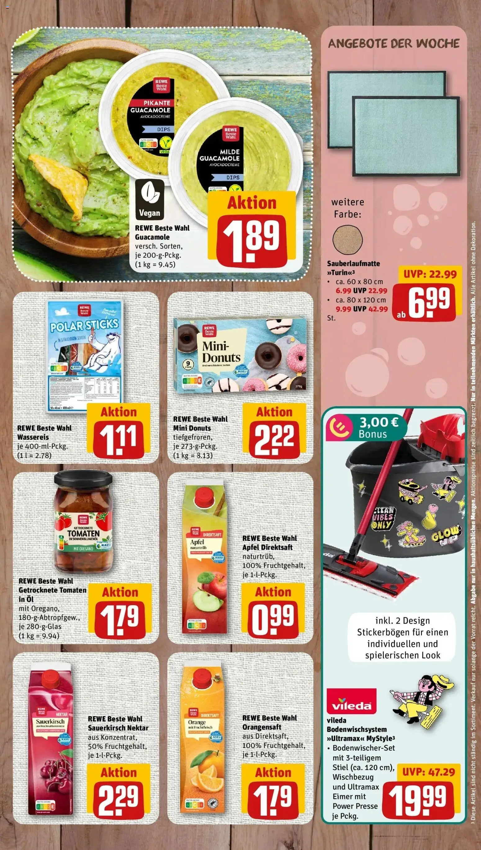 REWE Prospekt ab 10.08.2026 zum Blättern » Angebote | Seite: 7 | Produkte: Öl, Sonnenblumenol, Tomaten, Donuts