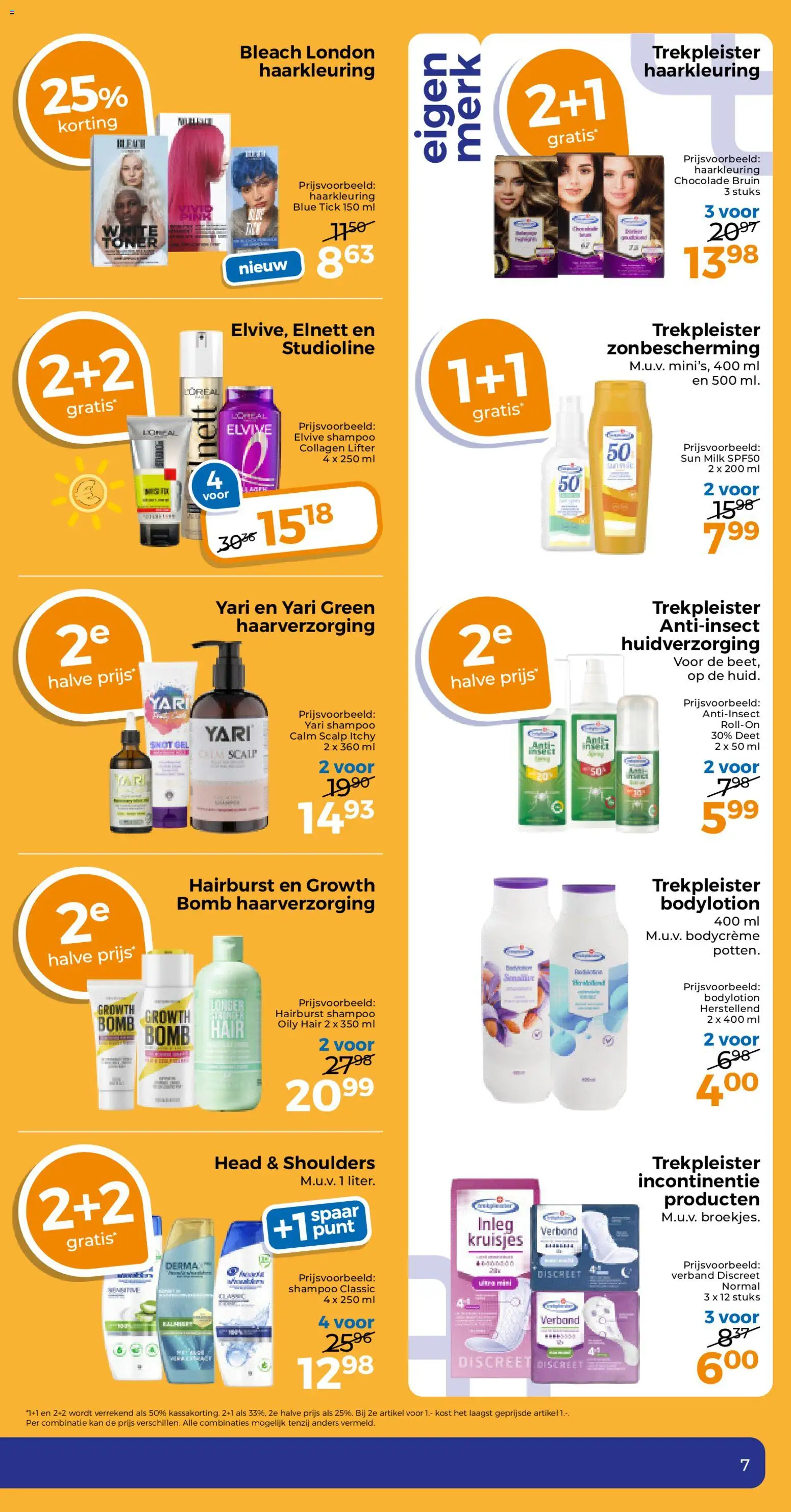 {H1} | Pagina: 7 | Producten: Chocolade, Kan, Ginkgo biloba, Shampoo
