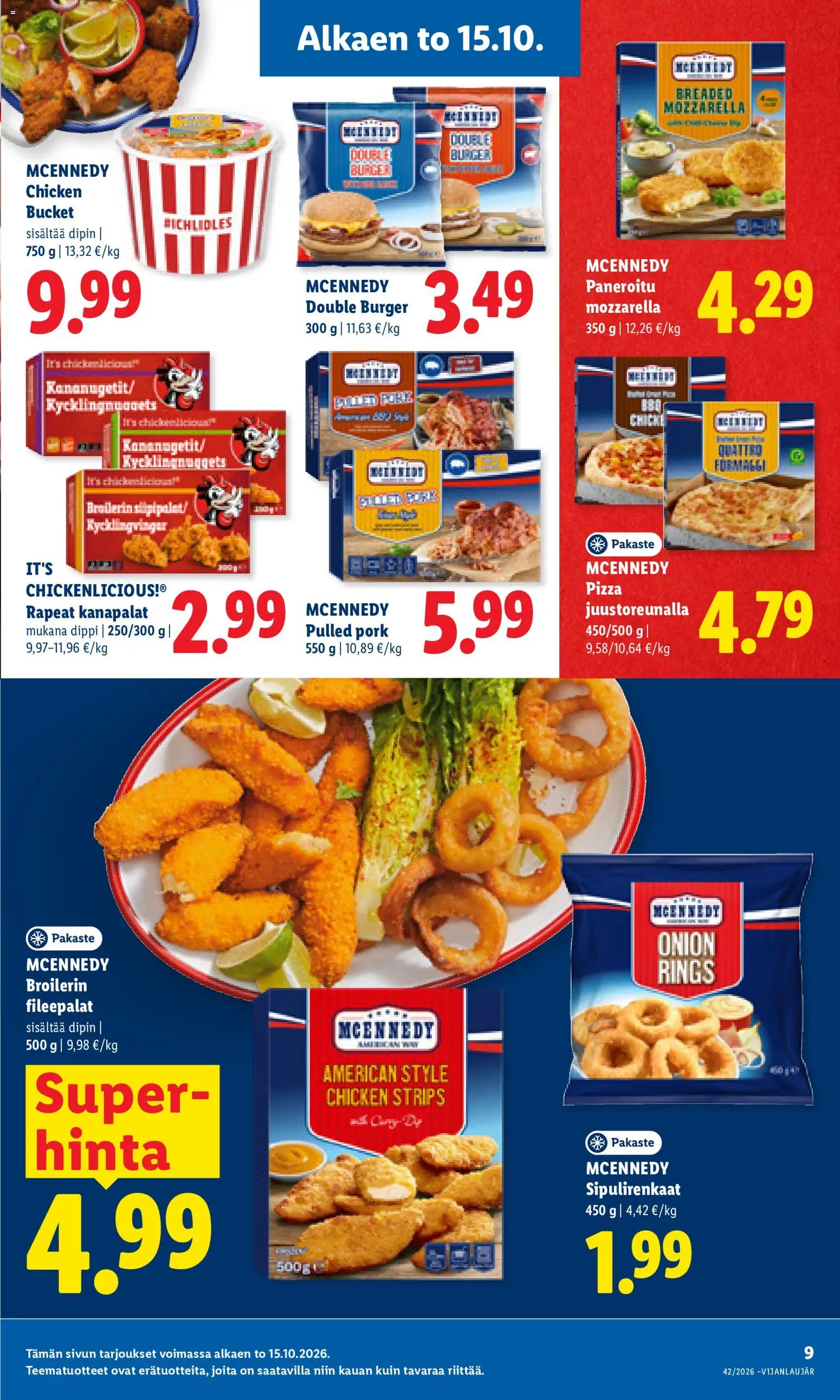 Lidl tarjoukset – voimassa 15/10/2026 alkaen | Sivu: 9