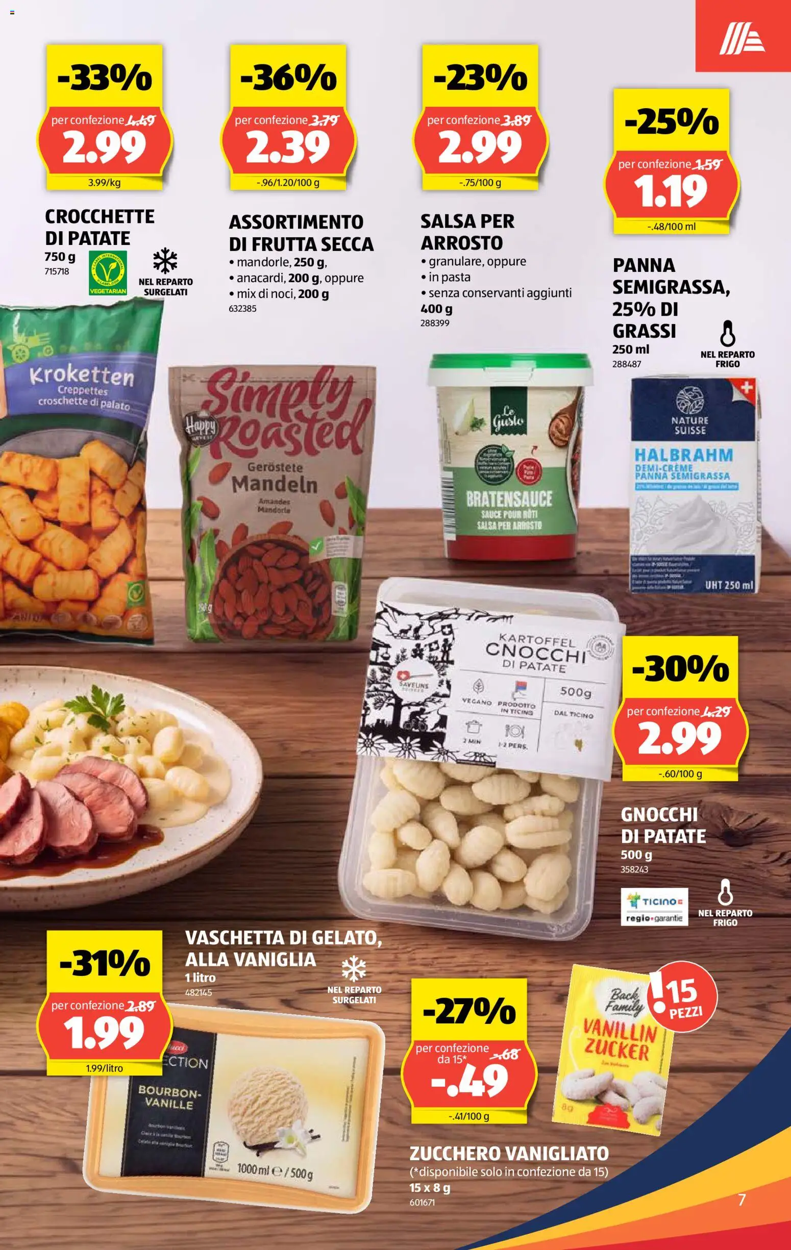 Aldi aktionen IT – gültig ab 22.10.2026 | Seite: 7 | Produkte: Vanille, Bourbon, Pasta, Zucker