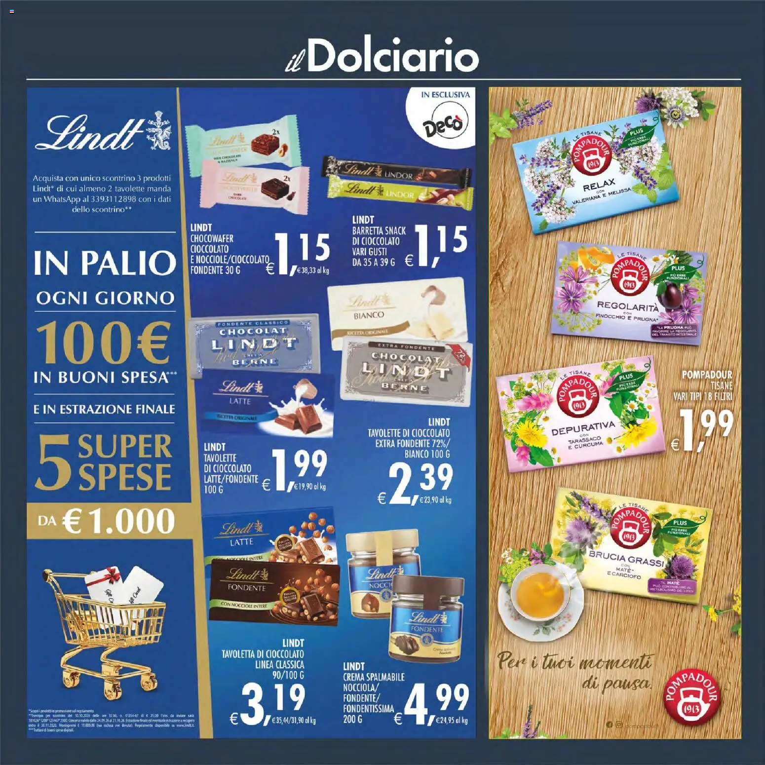 Volantino Decò del 22/09/2026 | Pagina: 16 | Prodotti: Crema, Erbe, Lindt, Latte