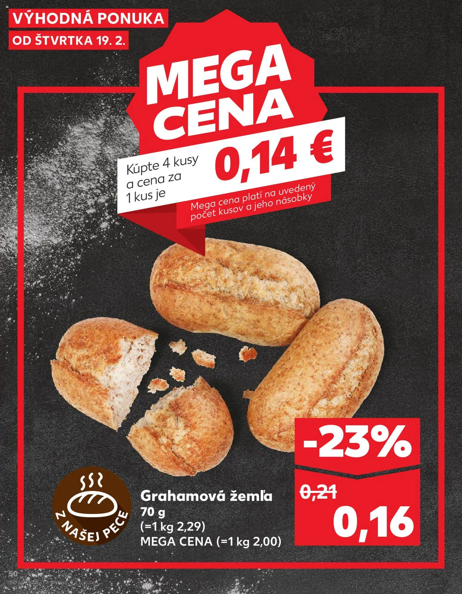 Kaufland SK akciós ujság - amely érvényes a következő dátumtól: 2026.02.19. | Oldal: 50