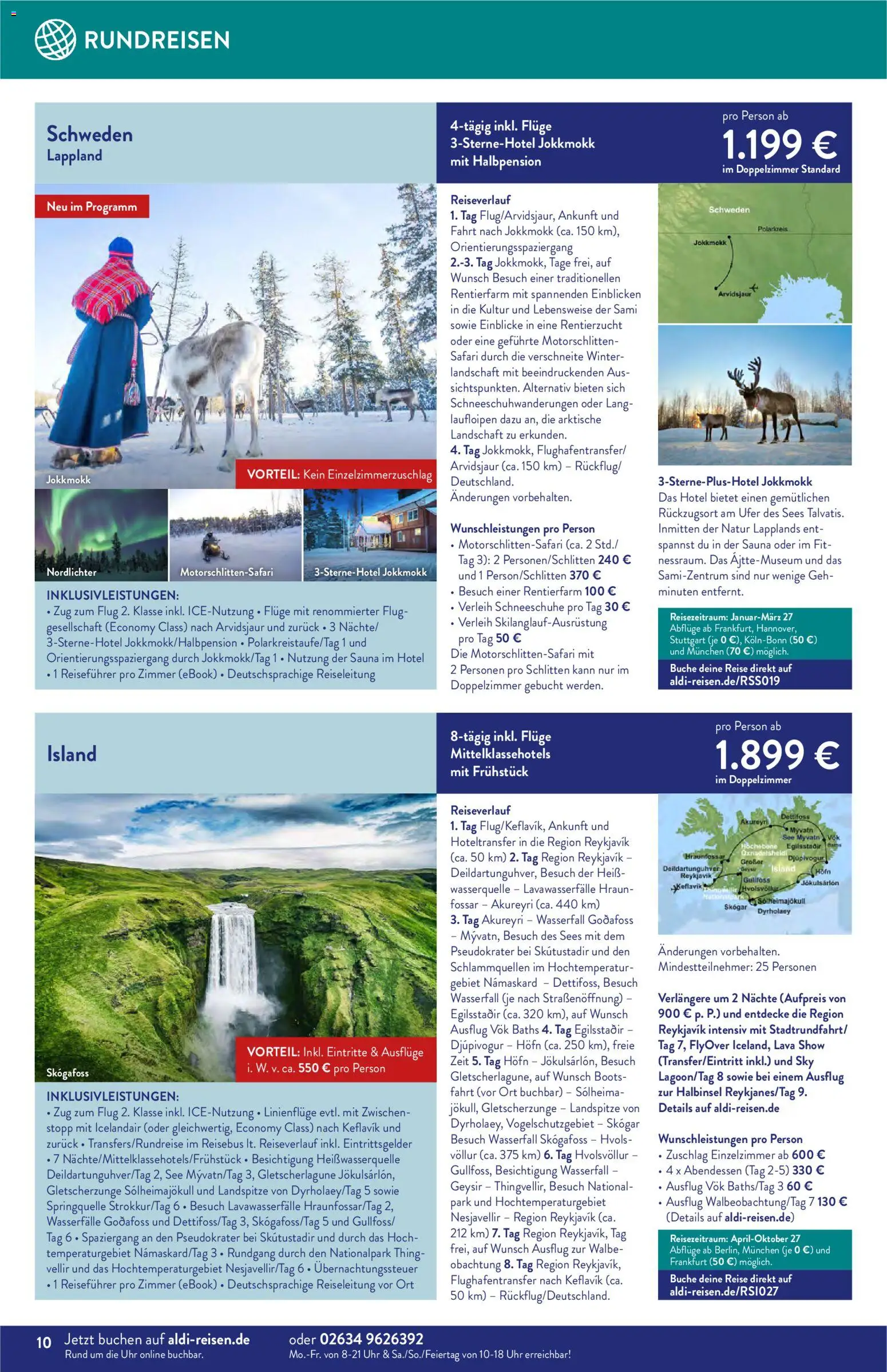 Aldi Reisen  Reisemagazin – gültig ab 01.10.2026 | Seite: 10