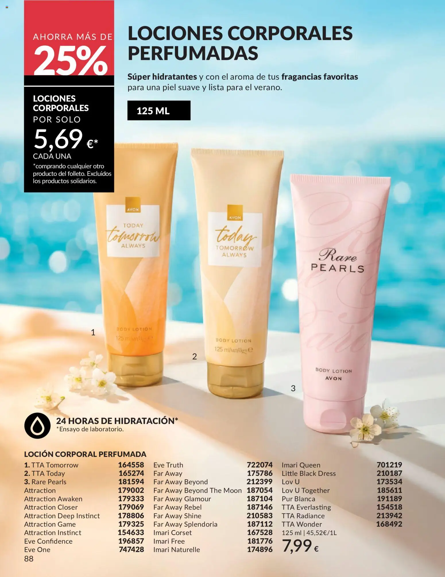 Catálogo AVON campaña 6 │ válido desde el 01.06.2026 | Página: 88 | Productos: Loción corporal, Body