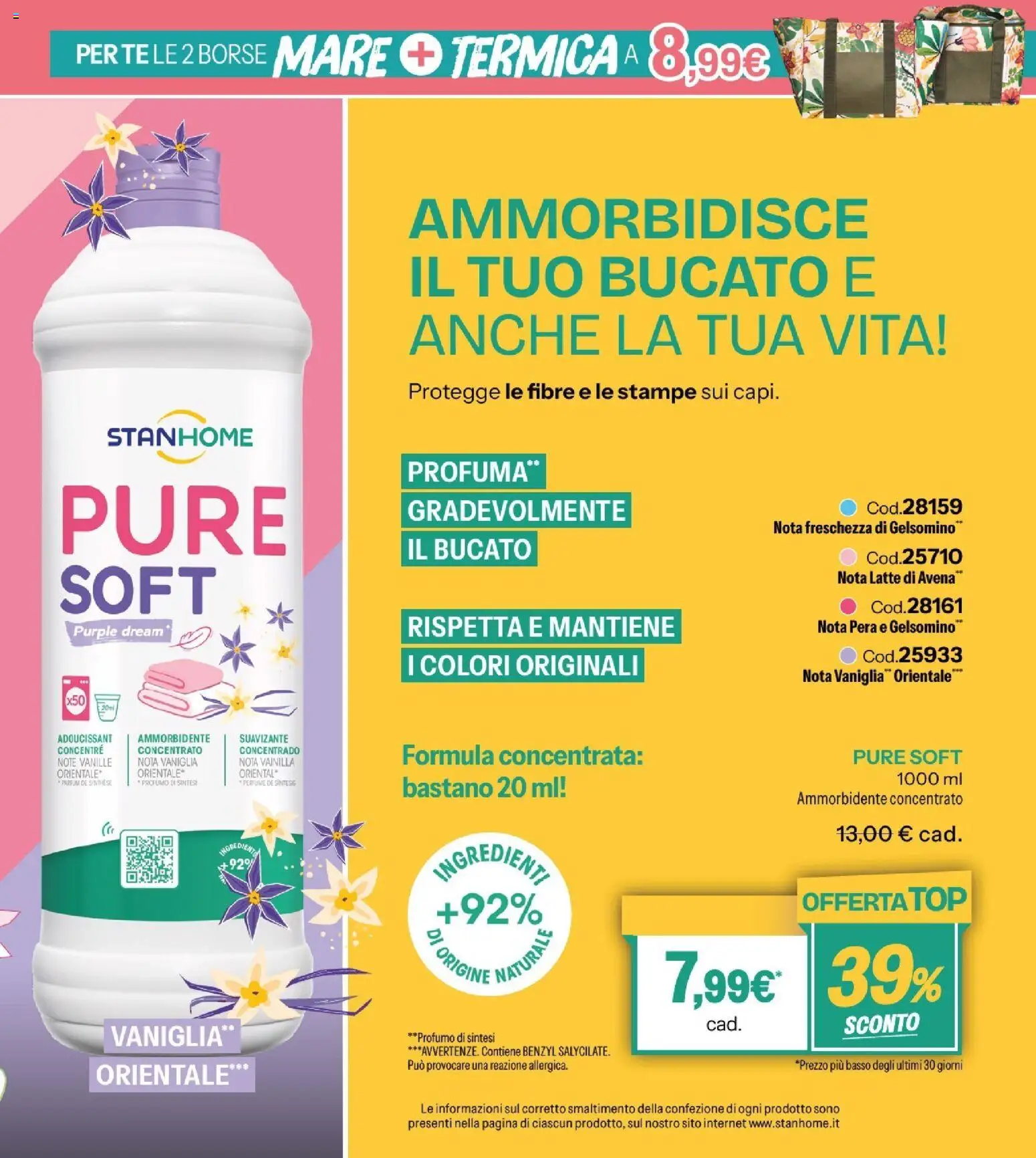 Volantino Stanhome del 03.06.2026 | Pagina: 7 | Prodotti: Ammorbidente, Latte, Pera, Profumo