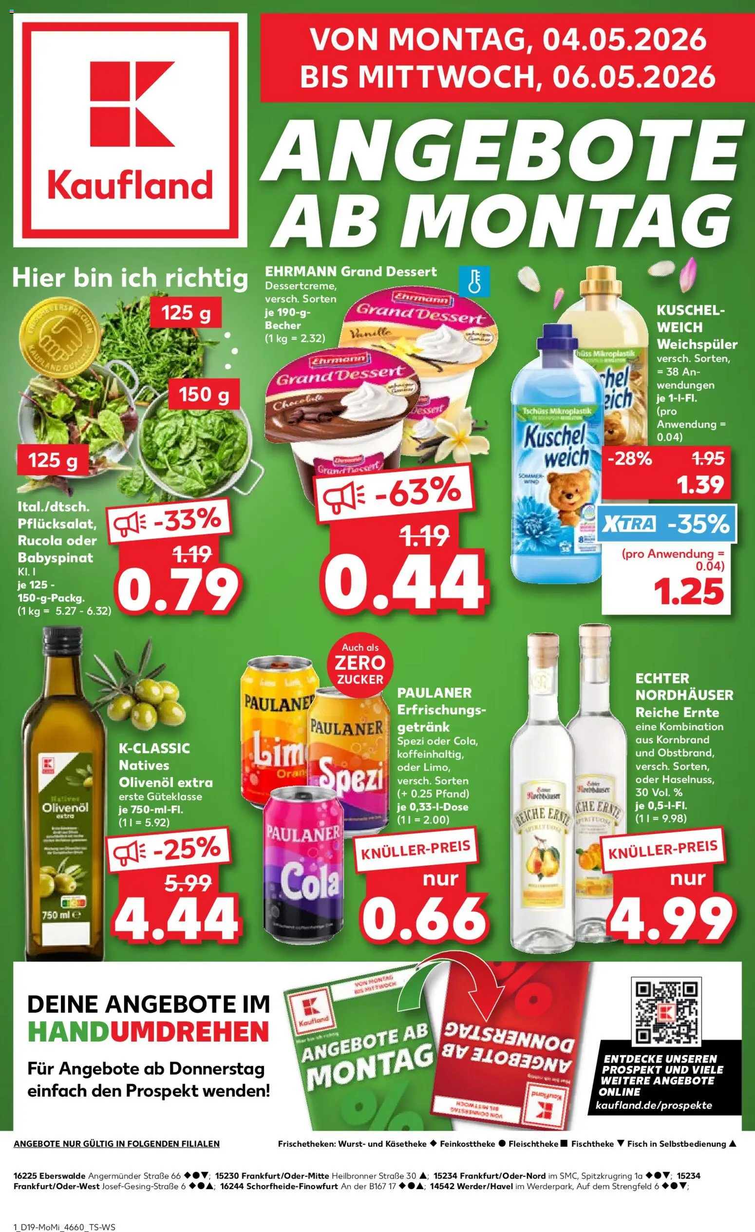 Kaufland Prospekt Frankfurt (Oder)	 – gültig ab 04.05.2026 | Seite: 1