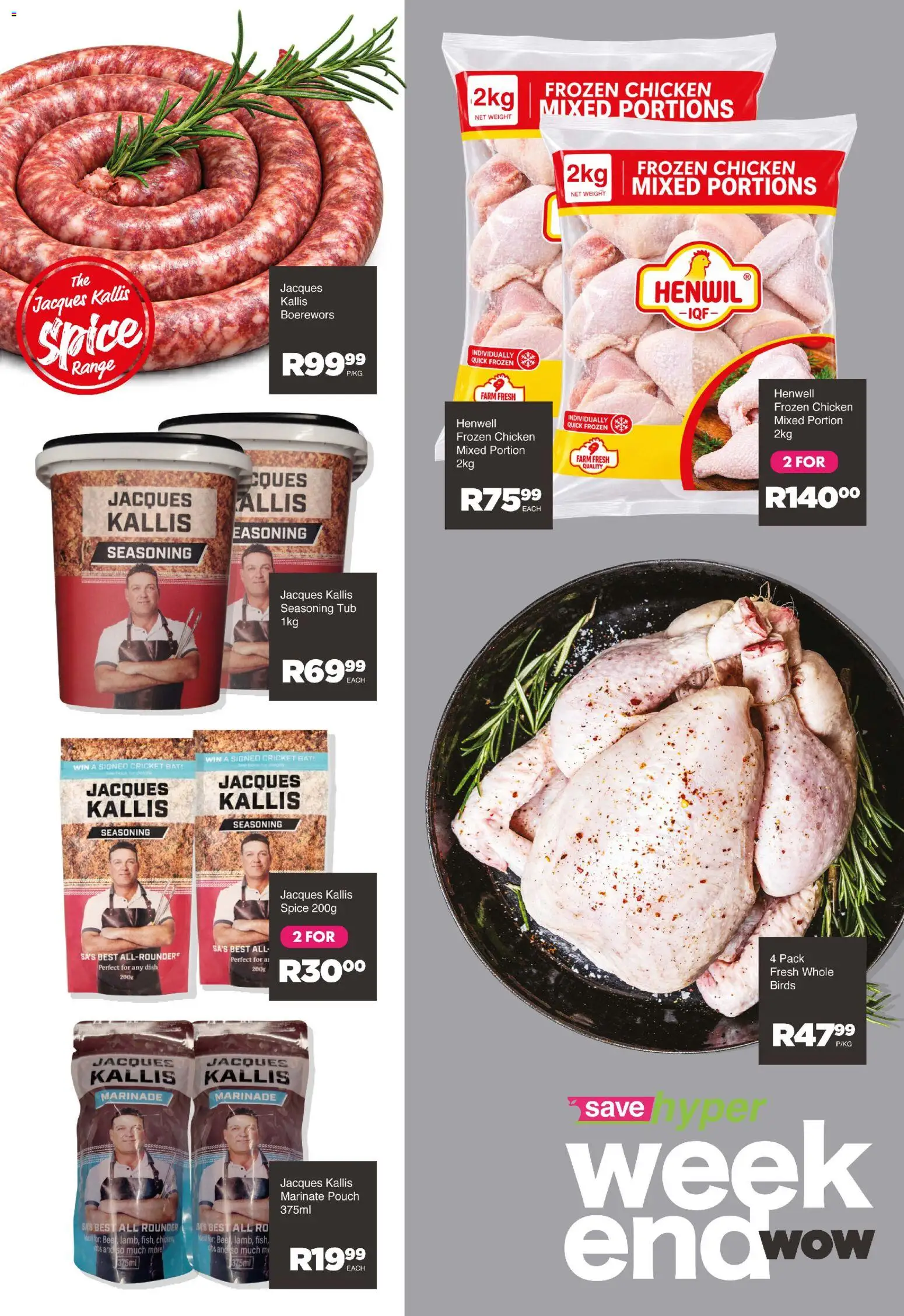 New Save catalogue – valid from 16/10/2026 | Page: 10 | Products: Boerewors, Chicken, Seasoning, Marinade