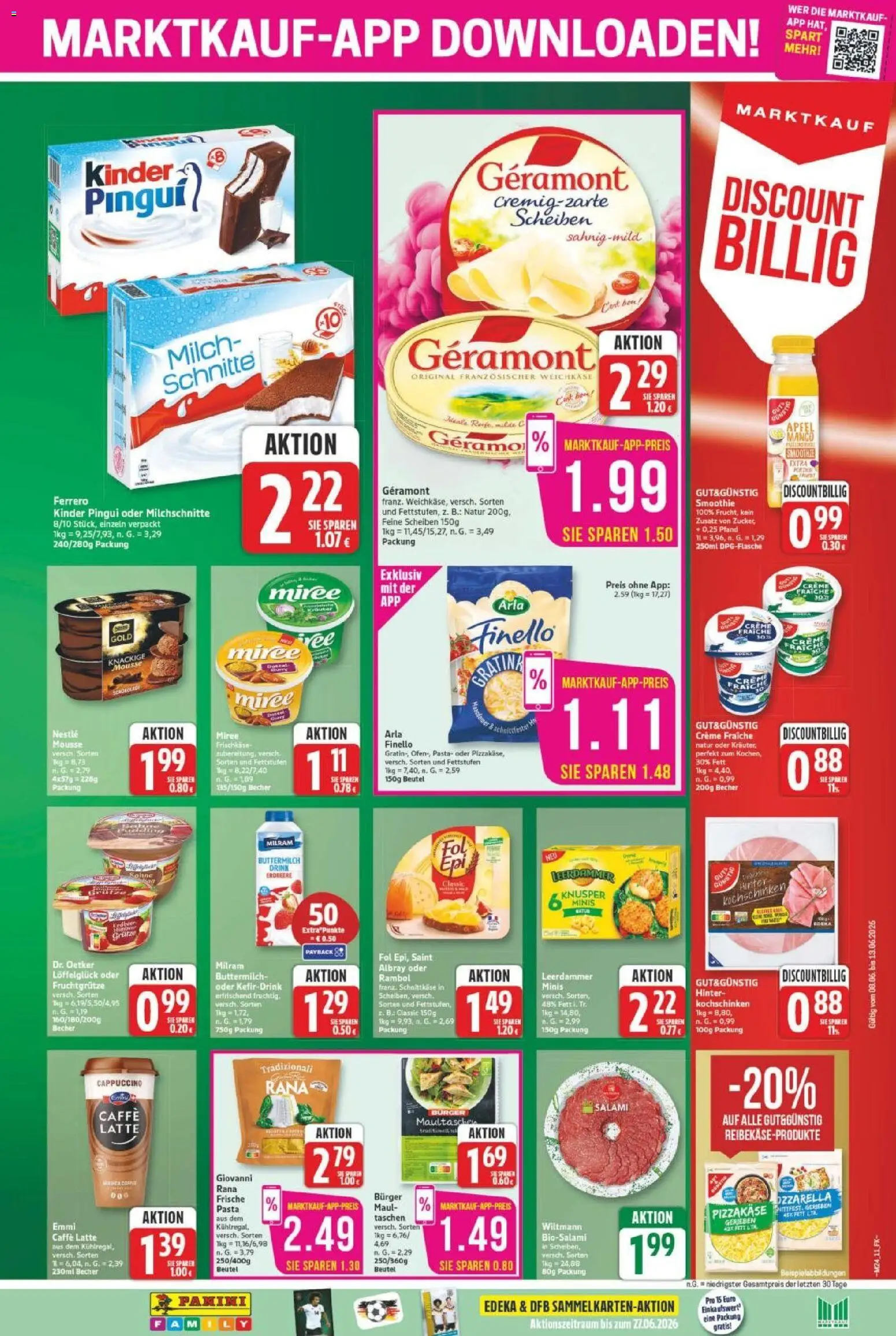 Marktkauf Prospekt – gültig ab 08.06.2026 | Seite: 11 | Produkte: Geramont, Buttermilch, Milram, Zucker