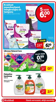 Kruidvat folder week 29 - Voorbeeld van een folder van Kruidvat, geldig van 14-07-2026 | Pagina: 48 | Producten: Kan, Handzeep, Tampons
