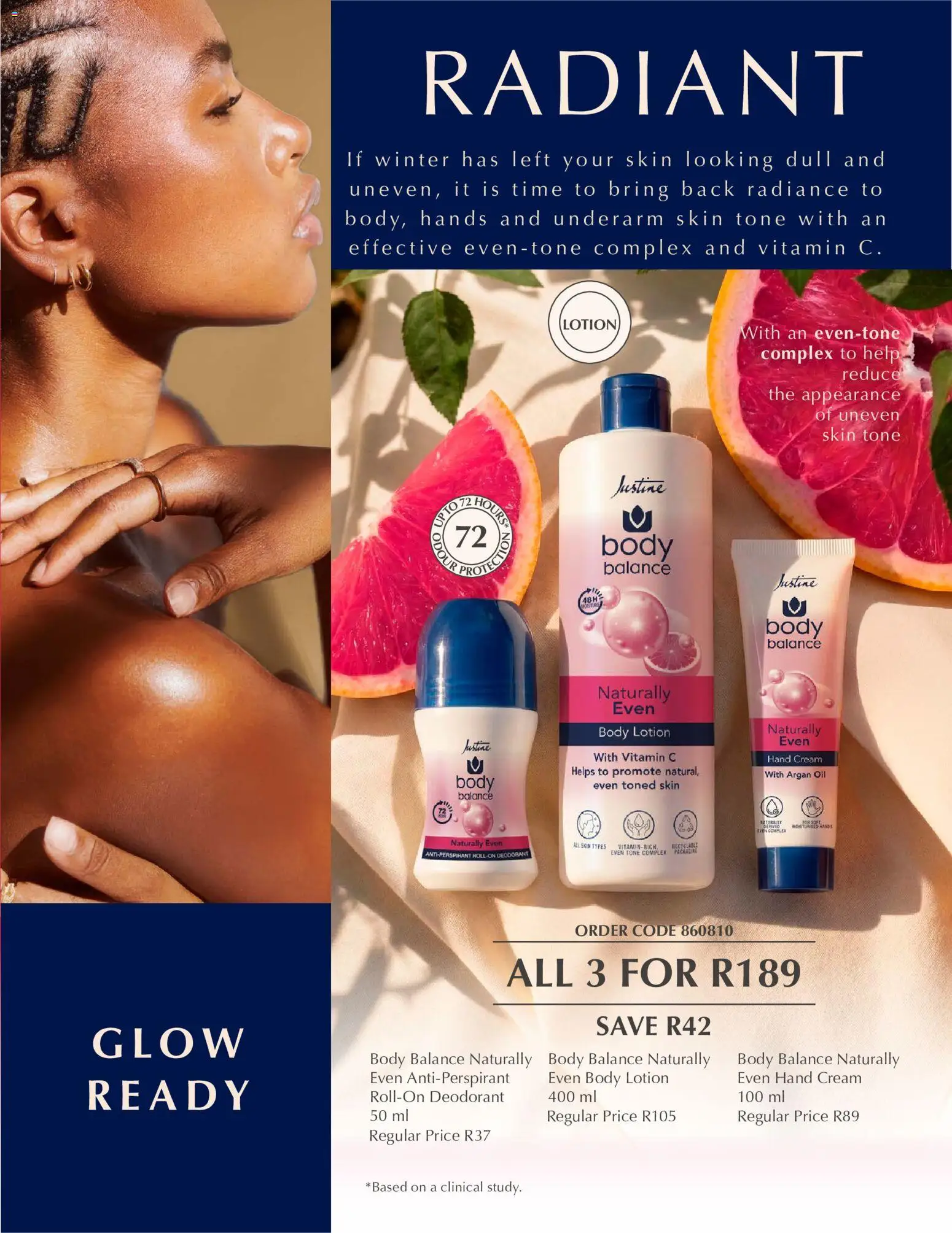 New Justine catalogue – valid from 18/08/2026 | Page: 9 | Products: Oil, Cream, Hand cream, Antiperspirant