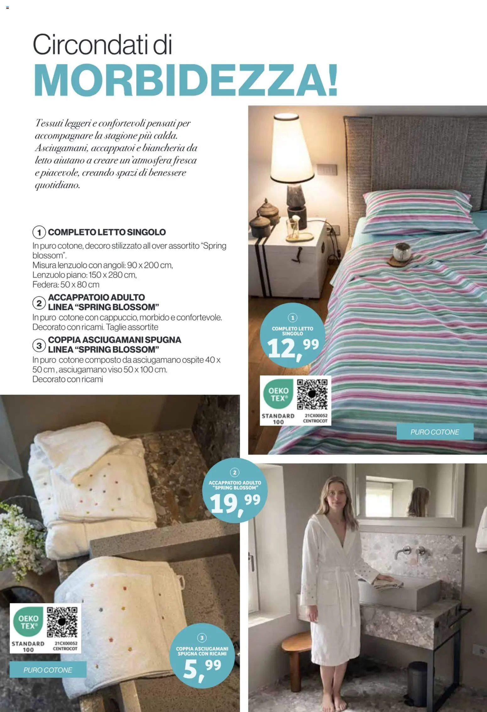 Volantino IN's del 27.05.2026 | Pagina: 14 | Prodotti: Accappatoio, Letto, Asciugamano, Federa
