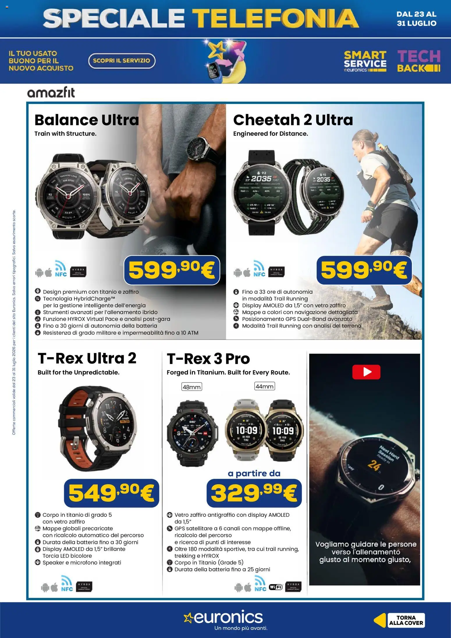 Volantino Euronics del 23/07/2026 | Pagina: 12 | Prodotti: The, Satellitare, Microfono, Batteria