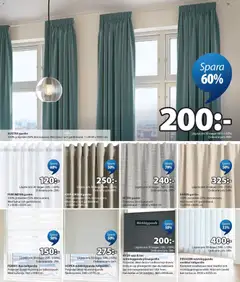 JYSK erbjudanden - Förhandsvisning av reklamblad från butik JYSK aktuell från 29/06/2026 | Sida: 19 | Produkter: Gardin, Rullgardin, Ljus