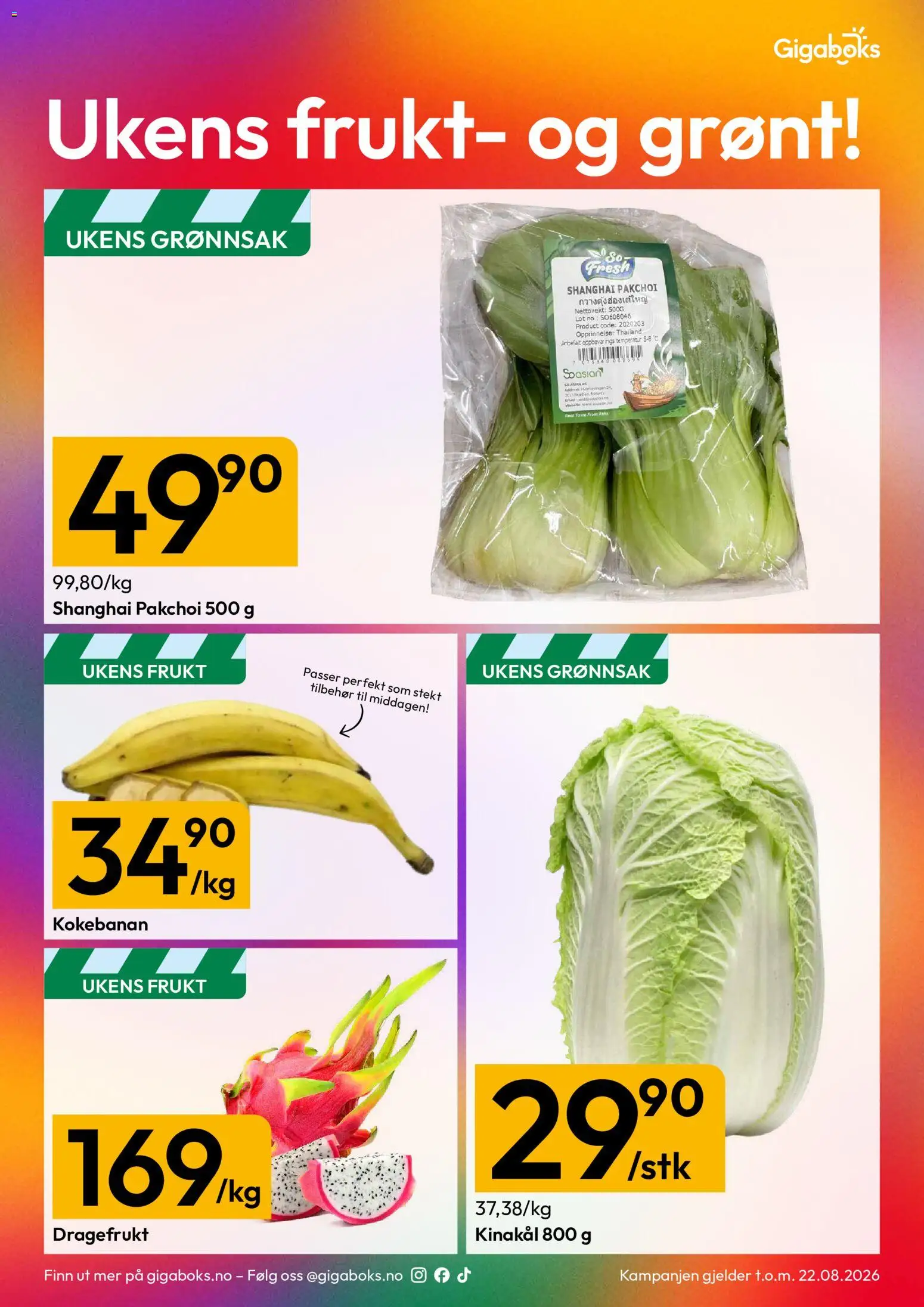 {H1} | Side: 11 | Produkter: Frukt, Kinakål, Dragefrukt