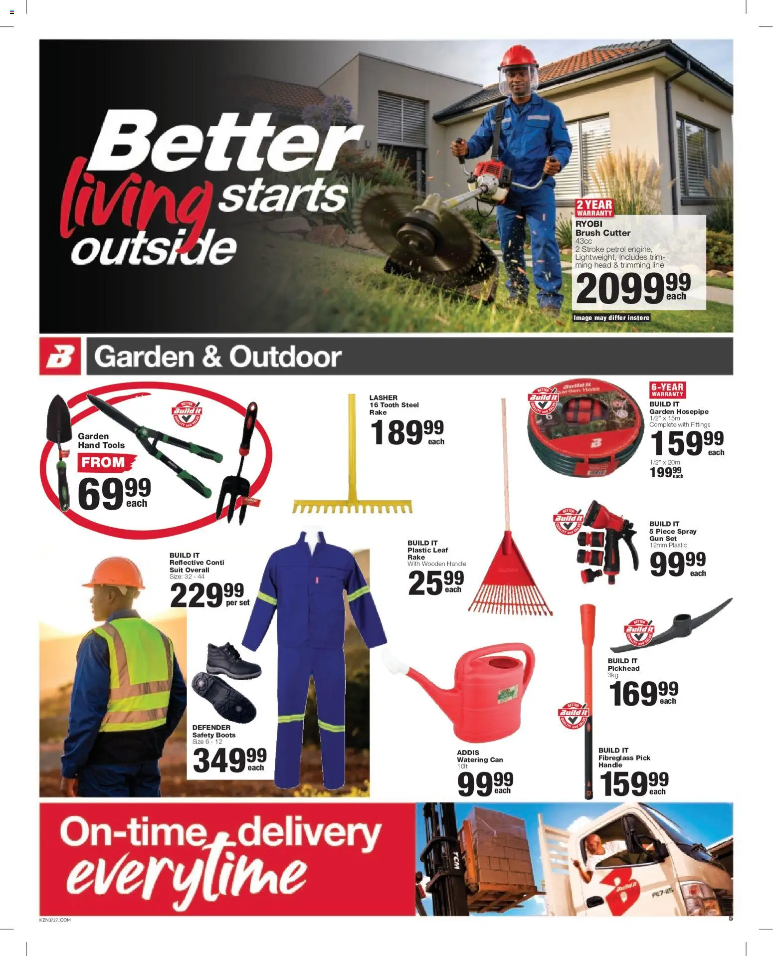 New Build It catalogue – valid from 25/08/2026 | Page: 5 | Products: Suit, Boots, Cutter, Brush