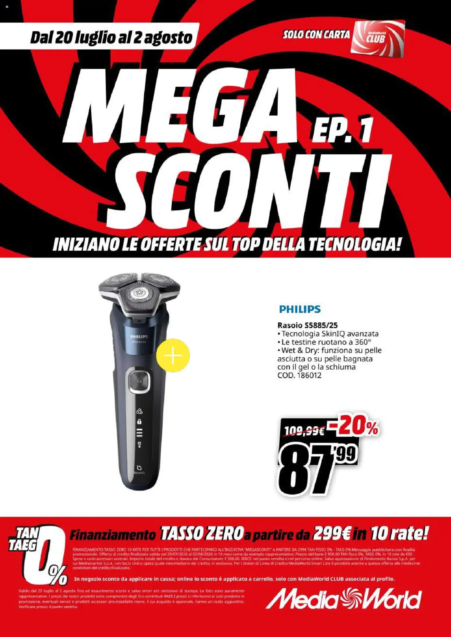 Volantino Media World del 20/07/2026 | Pagina: 65