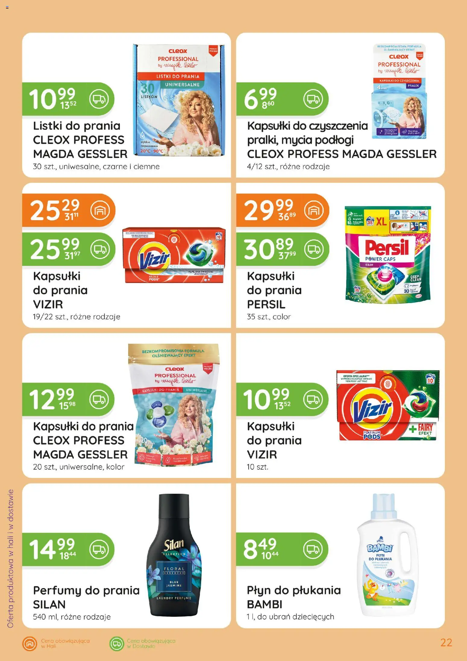 Eurocash gazetka - Katalog Chemiczny od 01.10.2026 | Strona: 22 | Produkty: Płyn do płukania, Kapsułki, Perfumy, Fairy