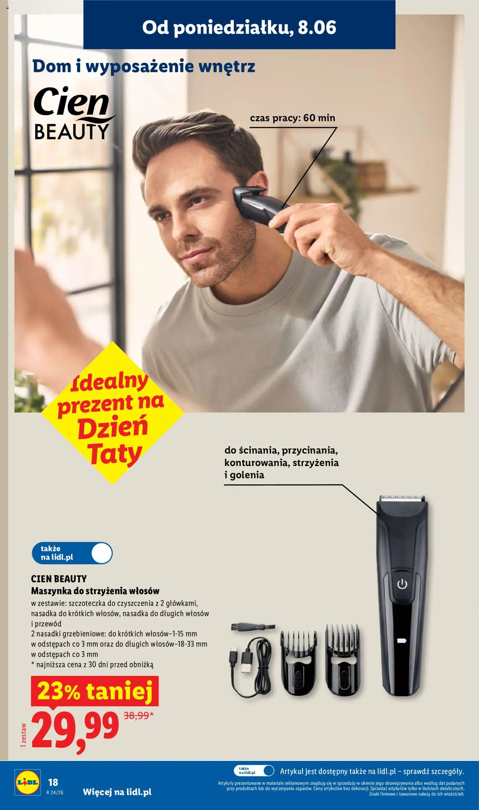 Lidl Katalog od 08.06.2026 | Strona: 20 | Produkty: Maszynka do strzyżenia