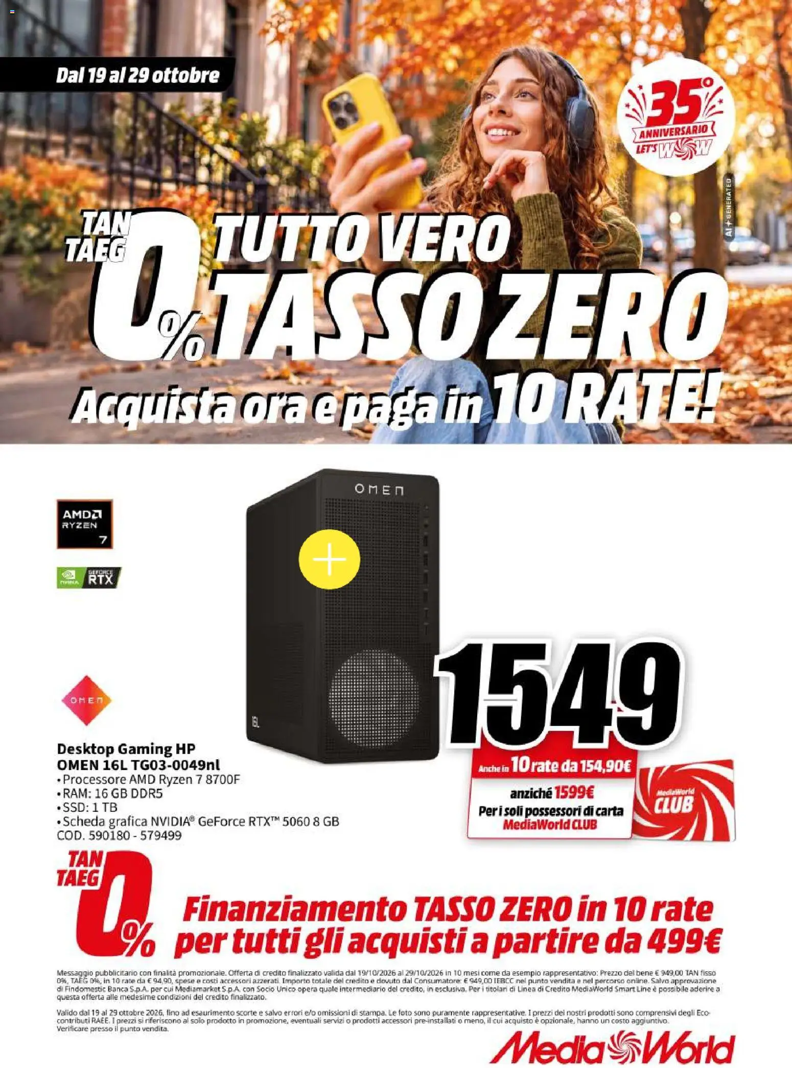 Volantino Media World del 19/10/2026 | Pagina: 30