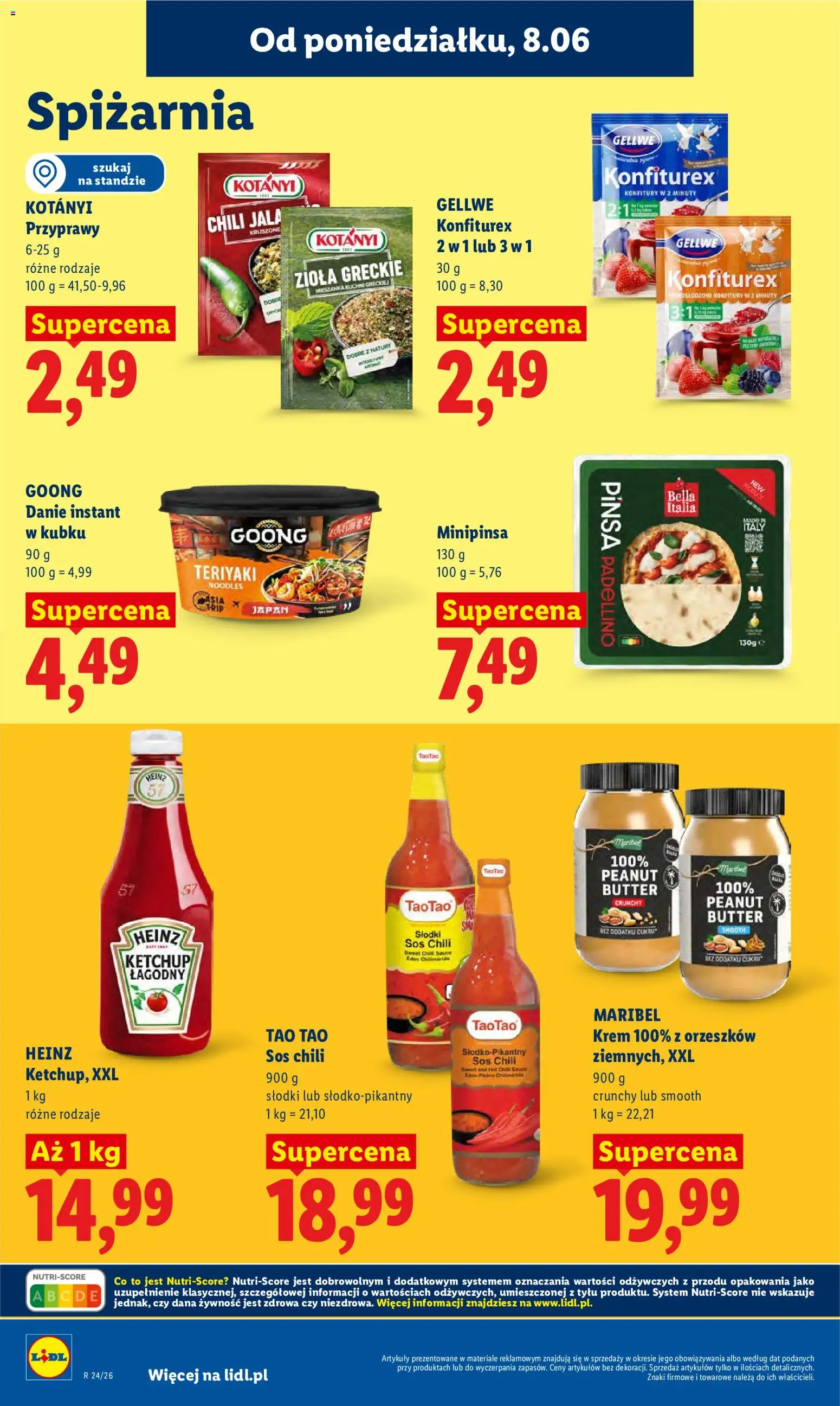 Lidl gazetka od 08.06.2026 | Strona: 78 | Produkty: Chili, Ketchup, Pizza, Sos