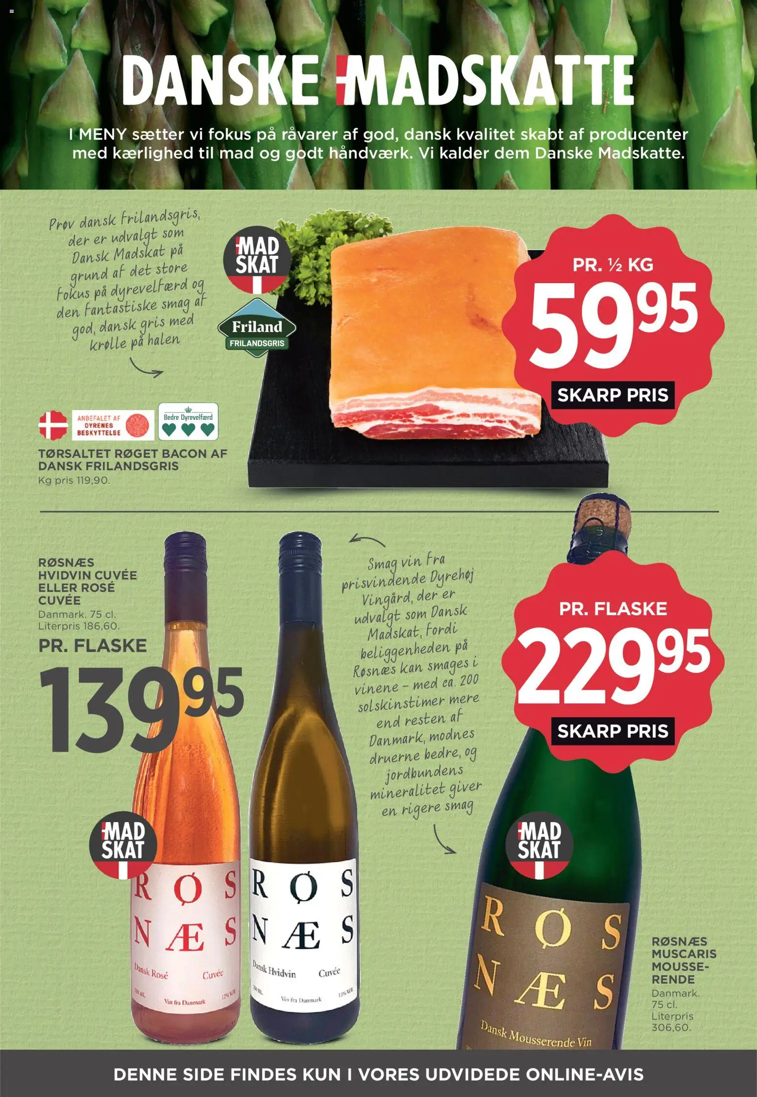 Meny tilbudsavis – gyldig fra 04/09/2026 | Side: 12 | Produkter: Vin, Hvidvin, Bacon, Søm